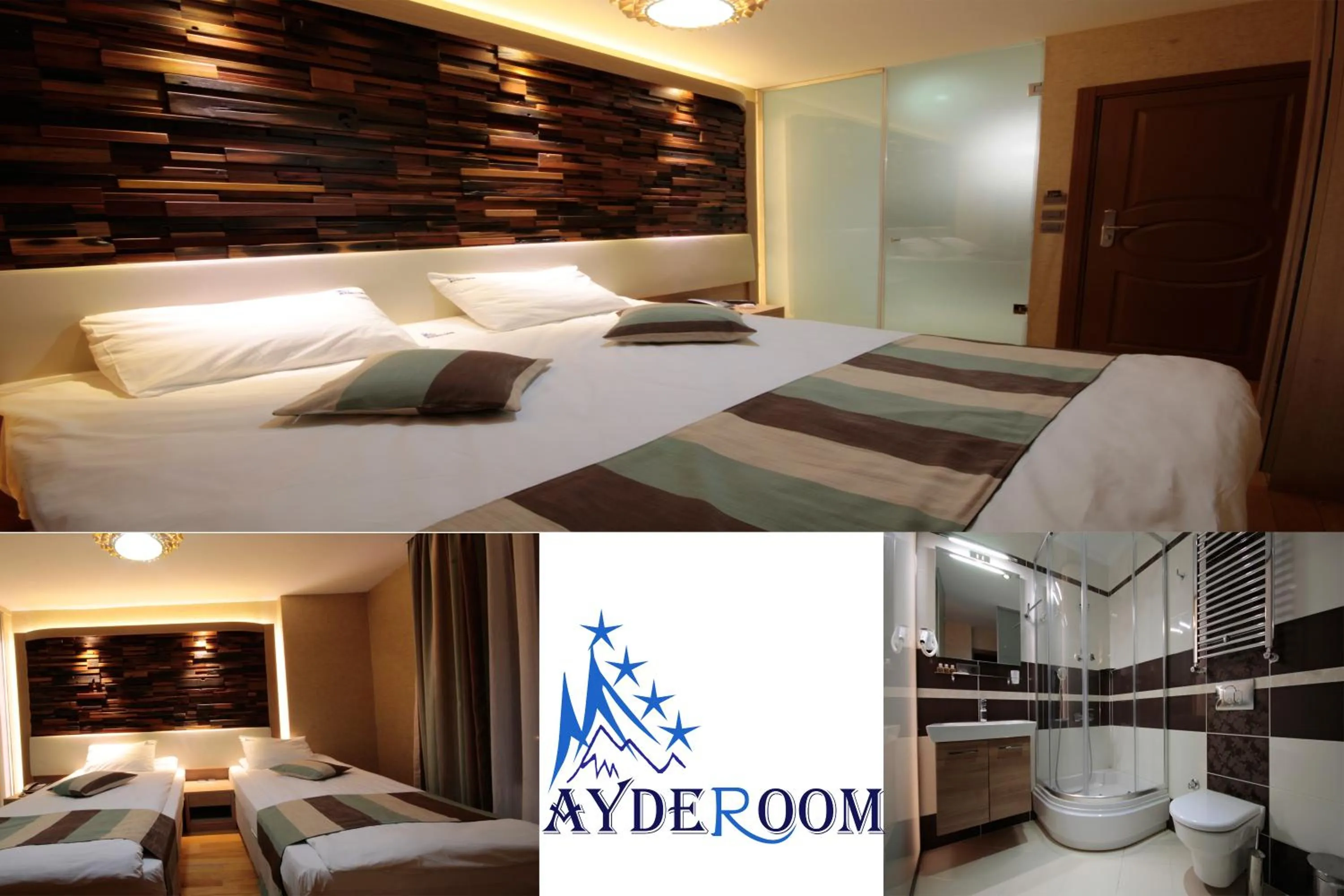 Shower, Bed in Ayderoom Hotel