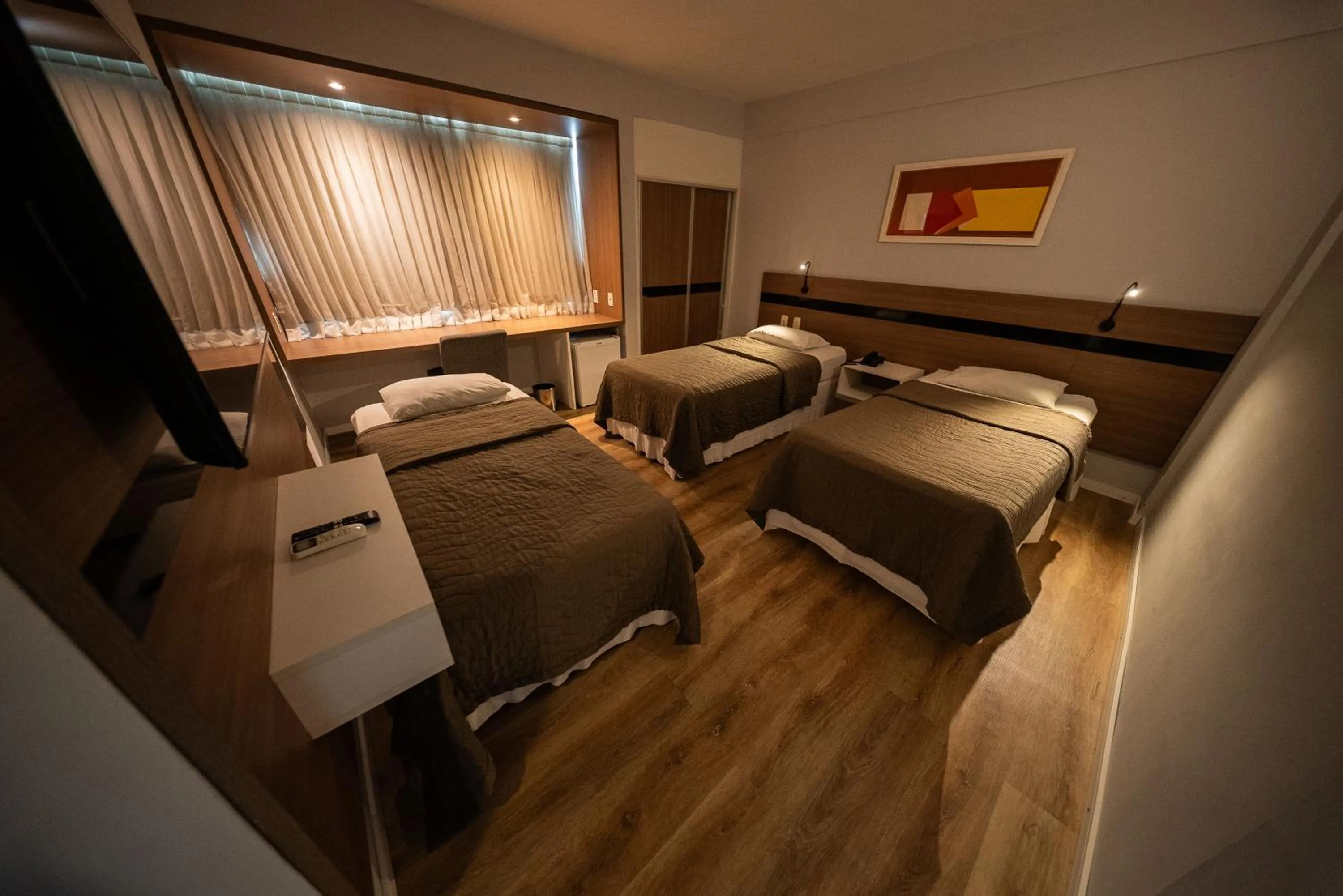 Bed in Hotel Serrano