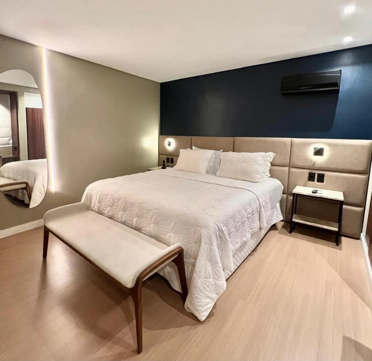 Bed in Hotel Serrano