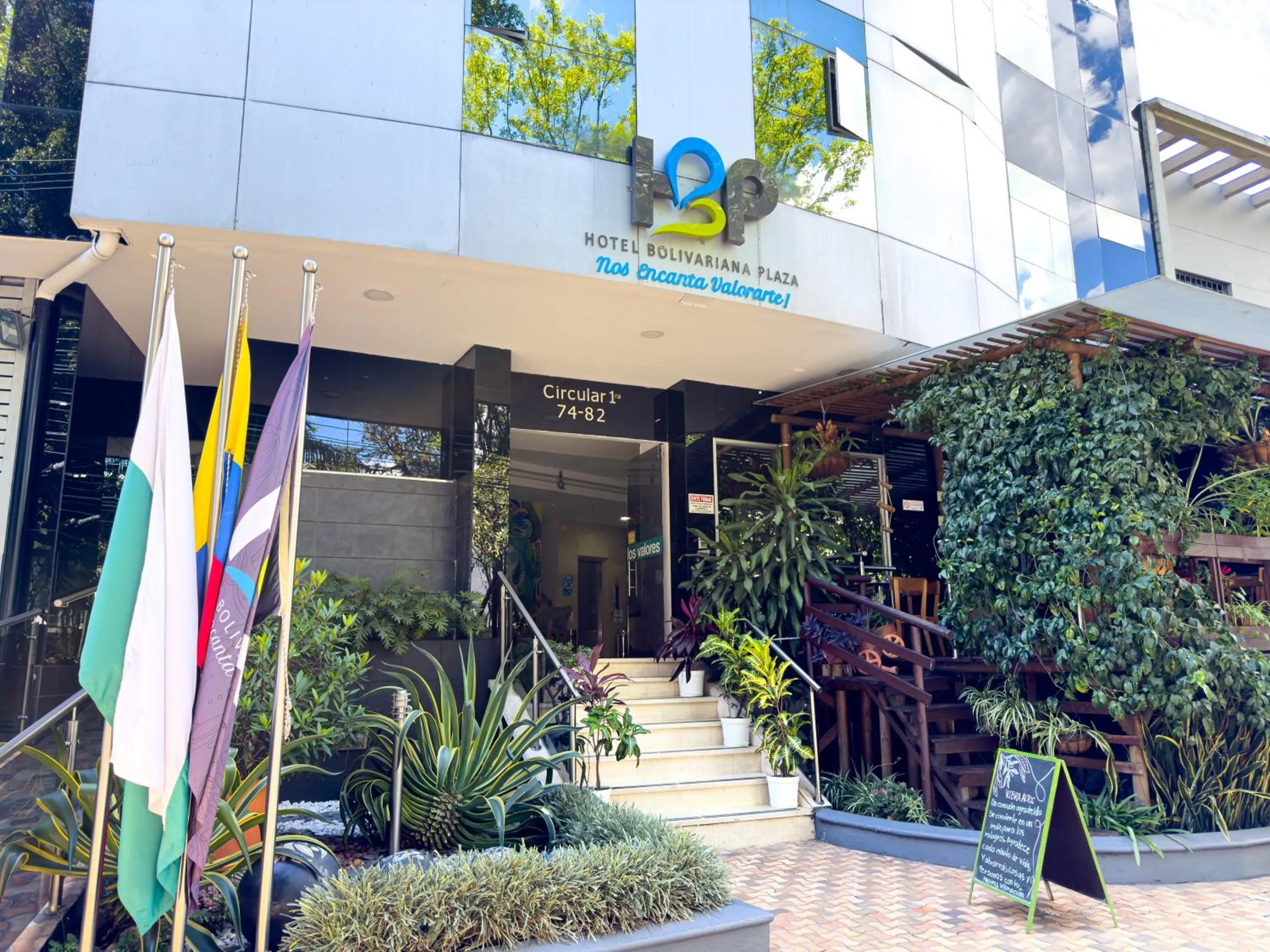 Property building in Hotel Bolivariana Plaza Medellin
