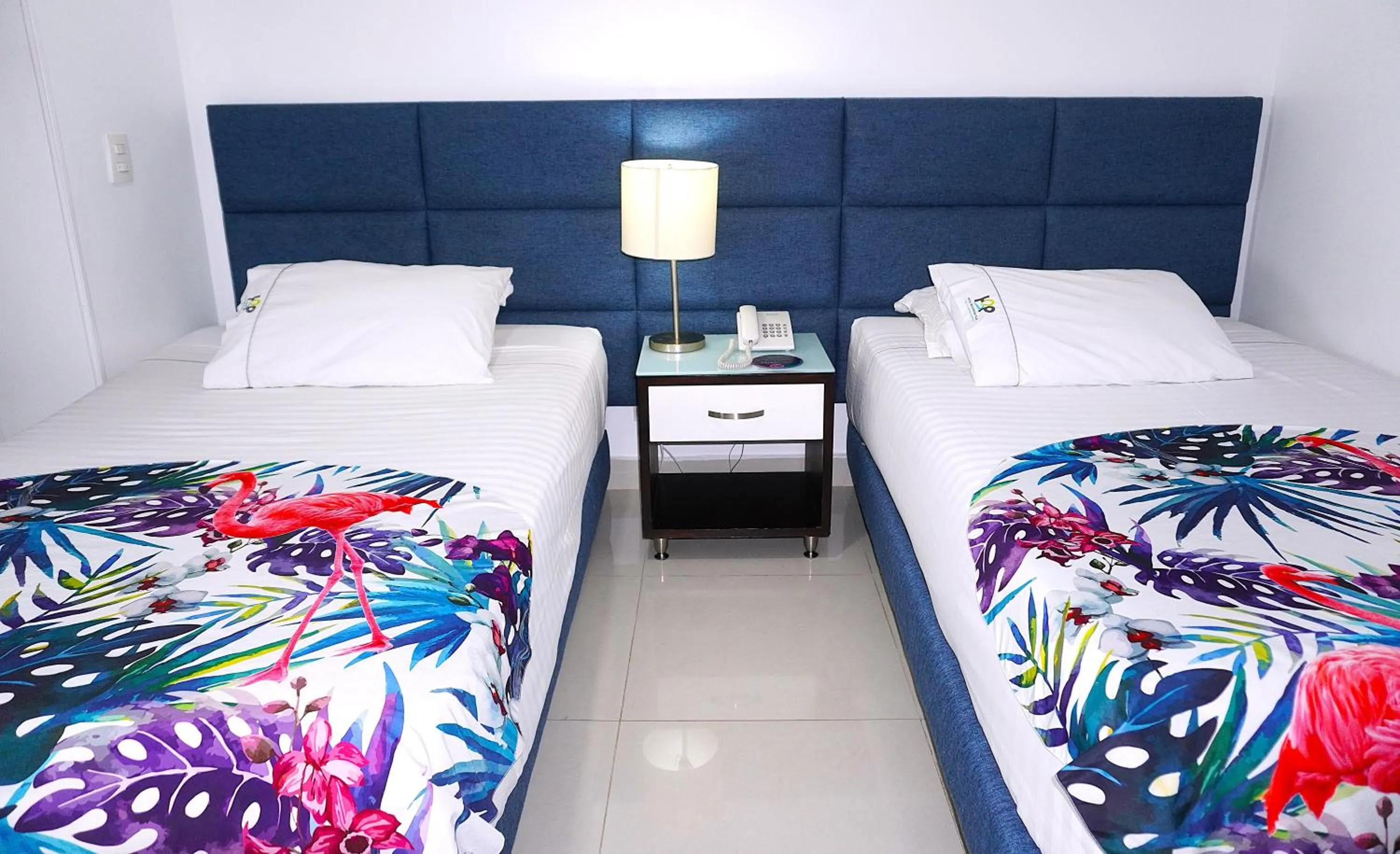 Bed in Hotel Bolivariana Plaza Medellin