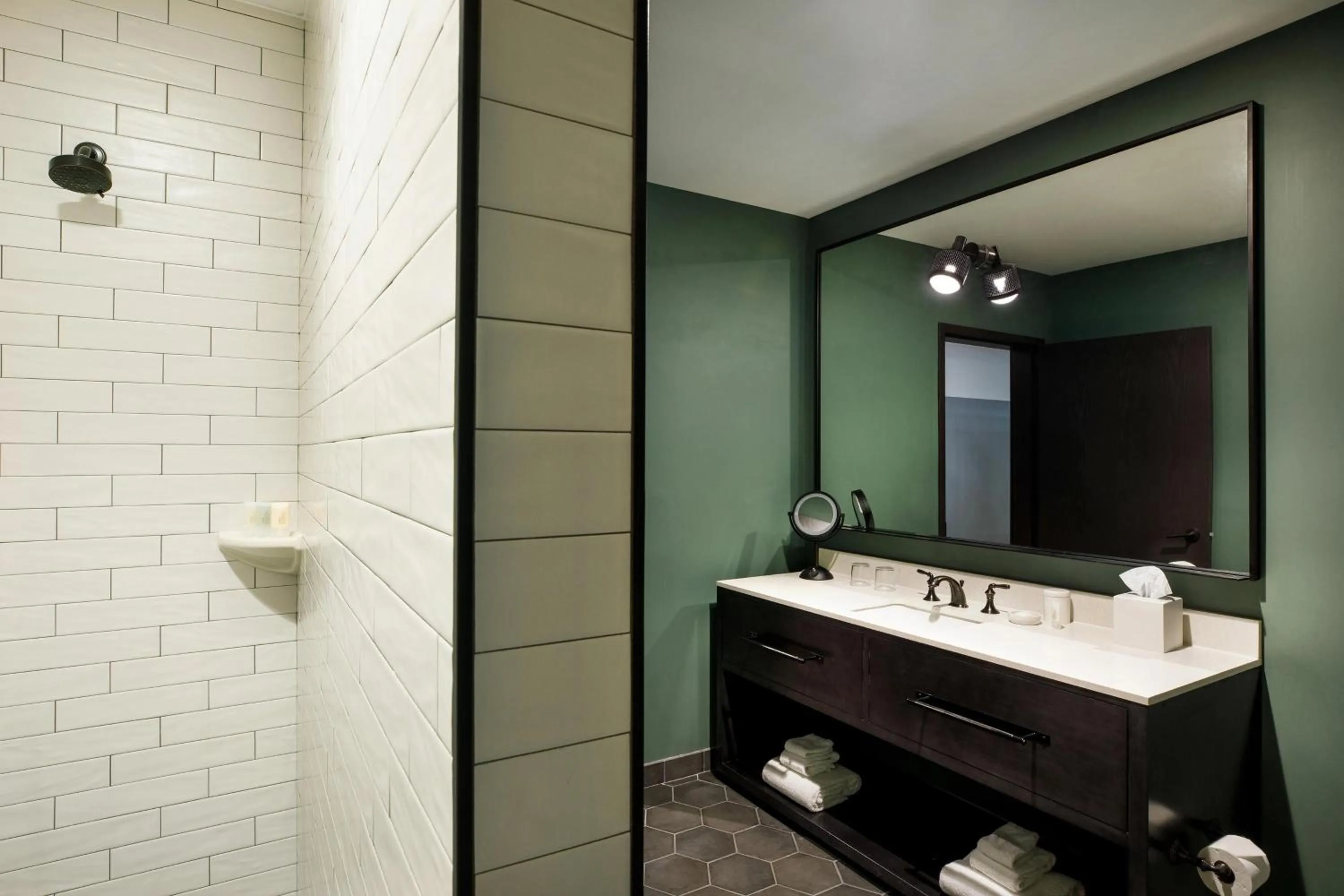 Bathroom in Cyrus Hotel, Topeka, a Tribute Portfolio Hotel