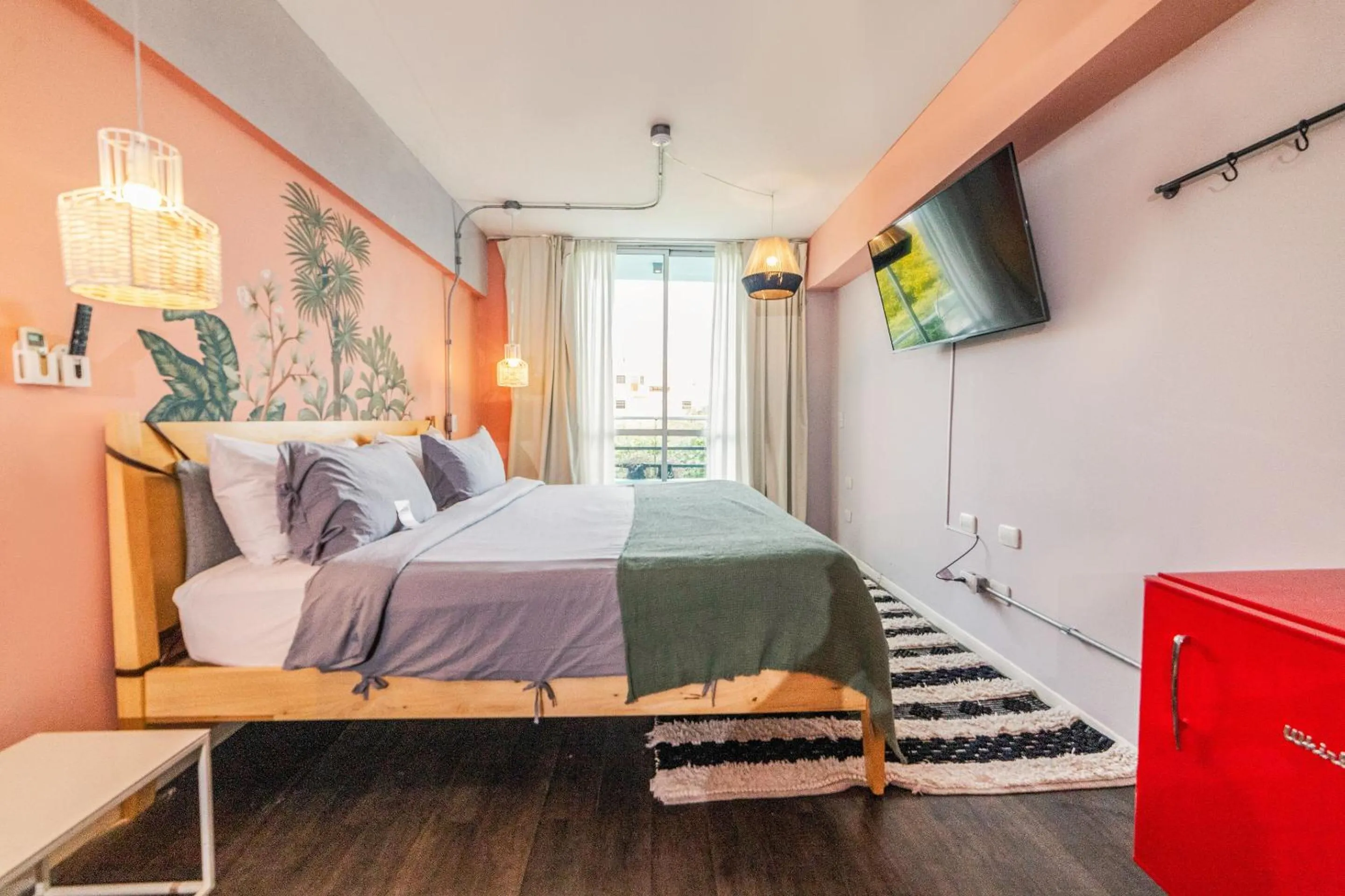 Bed in Socialtel Palermo