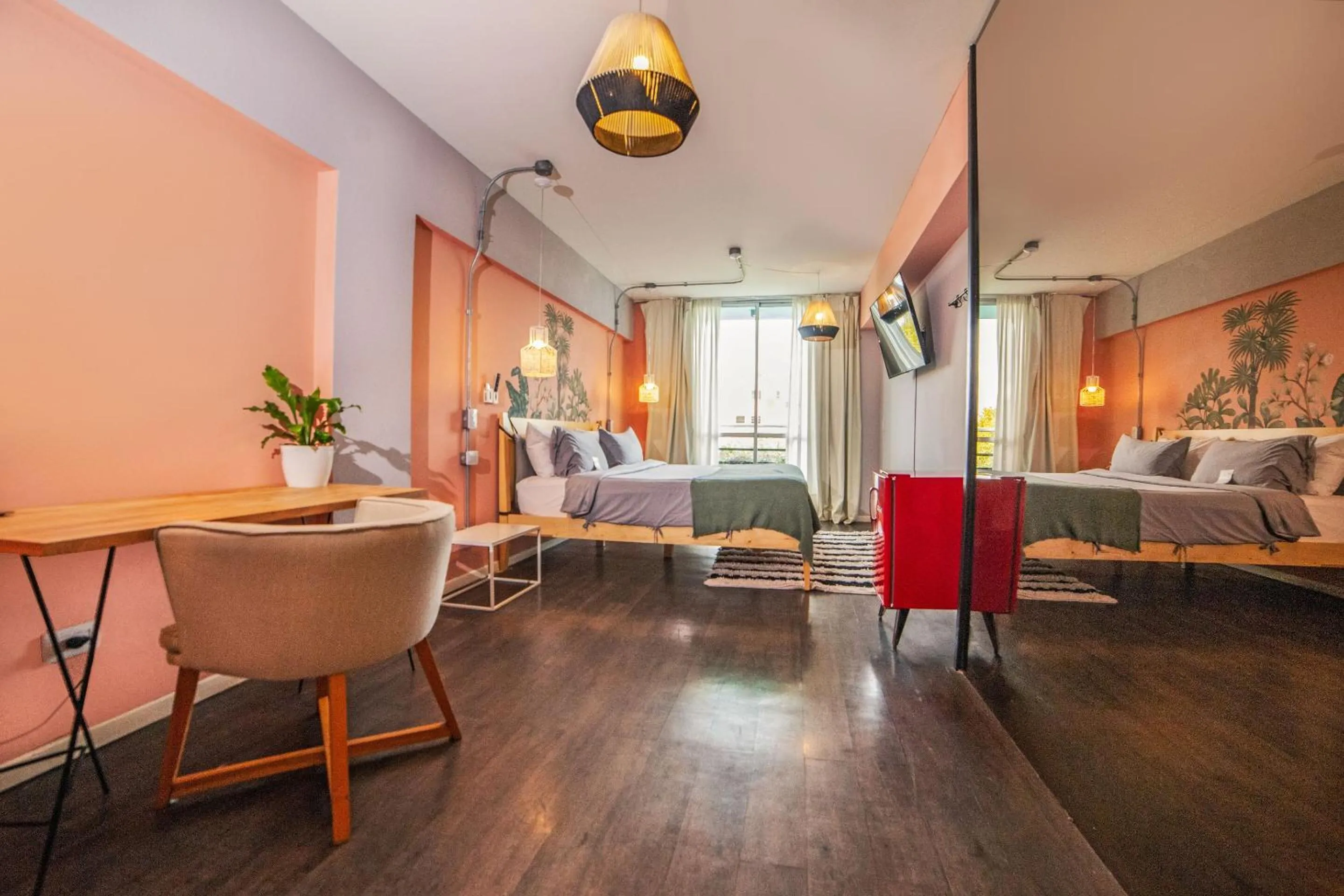 Bed in Socialtel Palermo