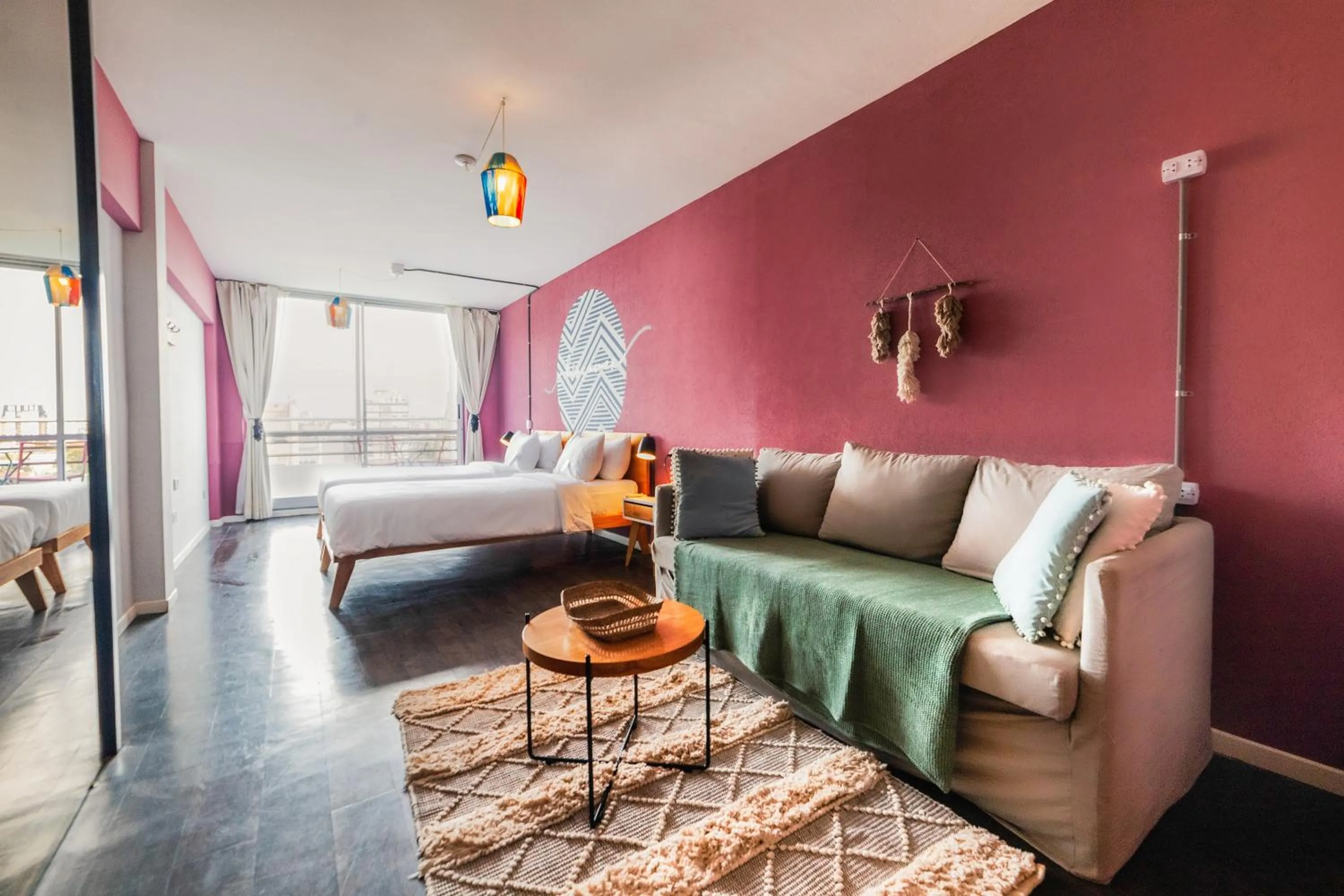 Seating area in Socialtel Palermo