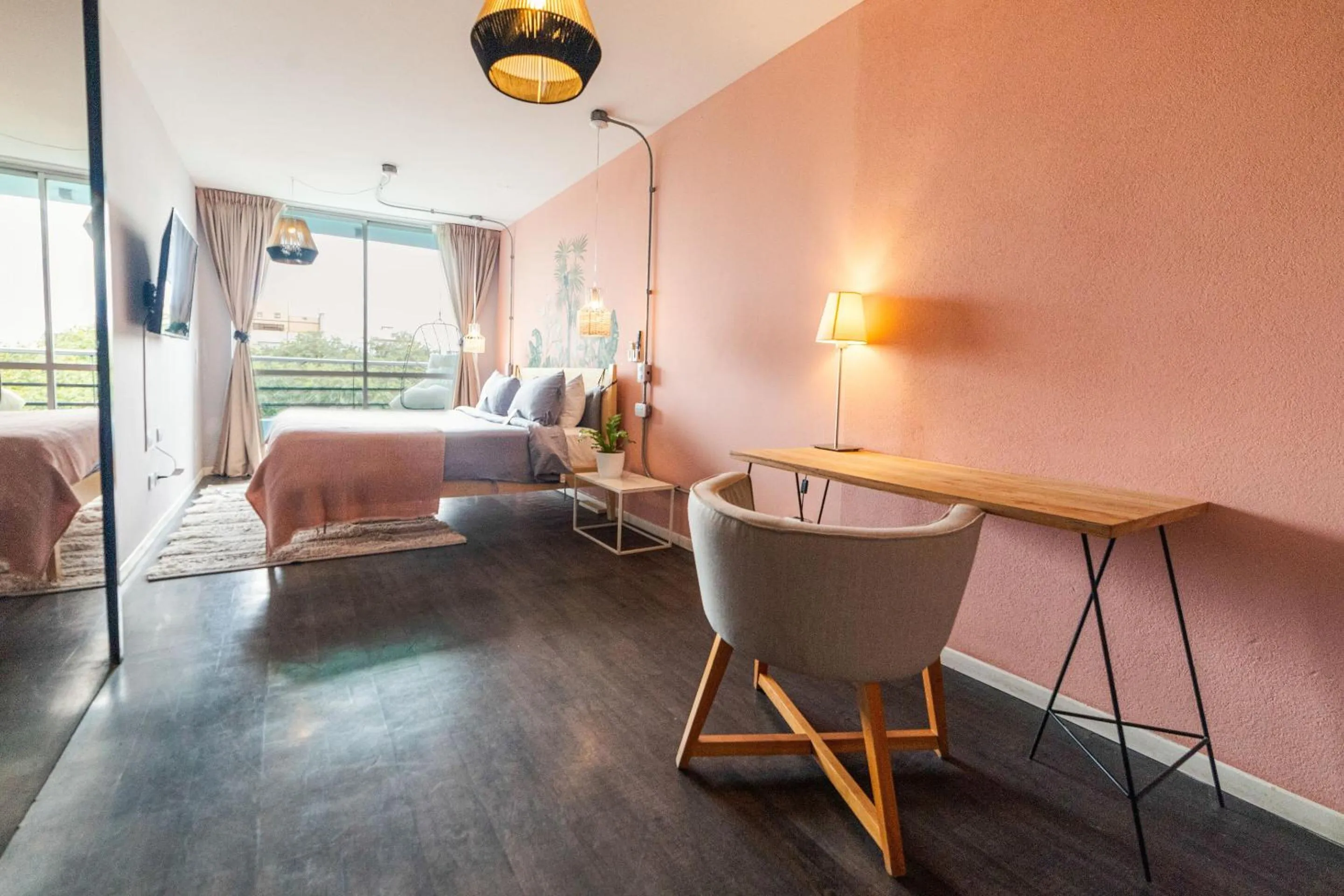 Bed in Socialtel Palermo