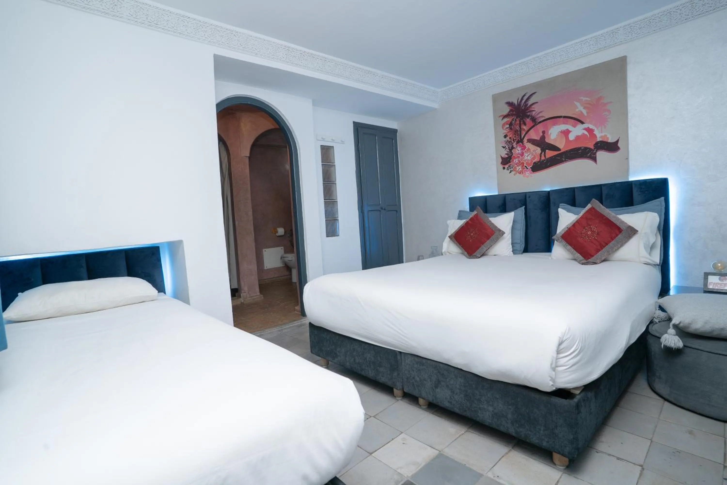 Bed in Tweets Hotel