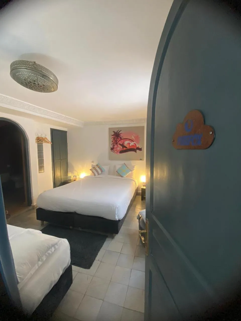 Bed in Tweets Hotel