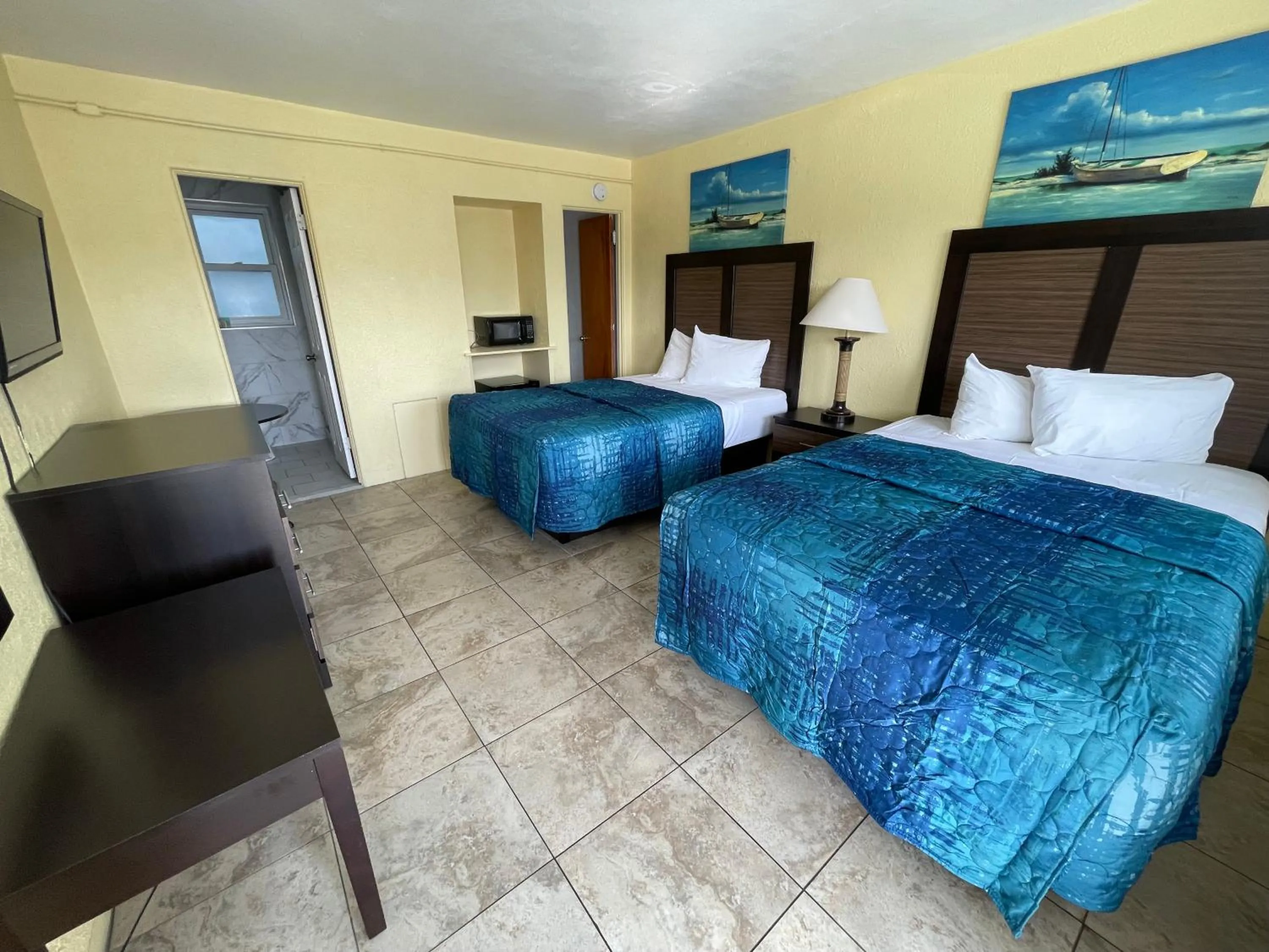 Bed in Sandy Shores Resort