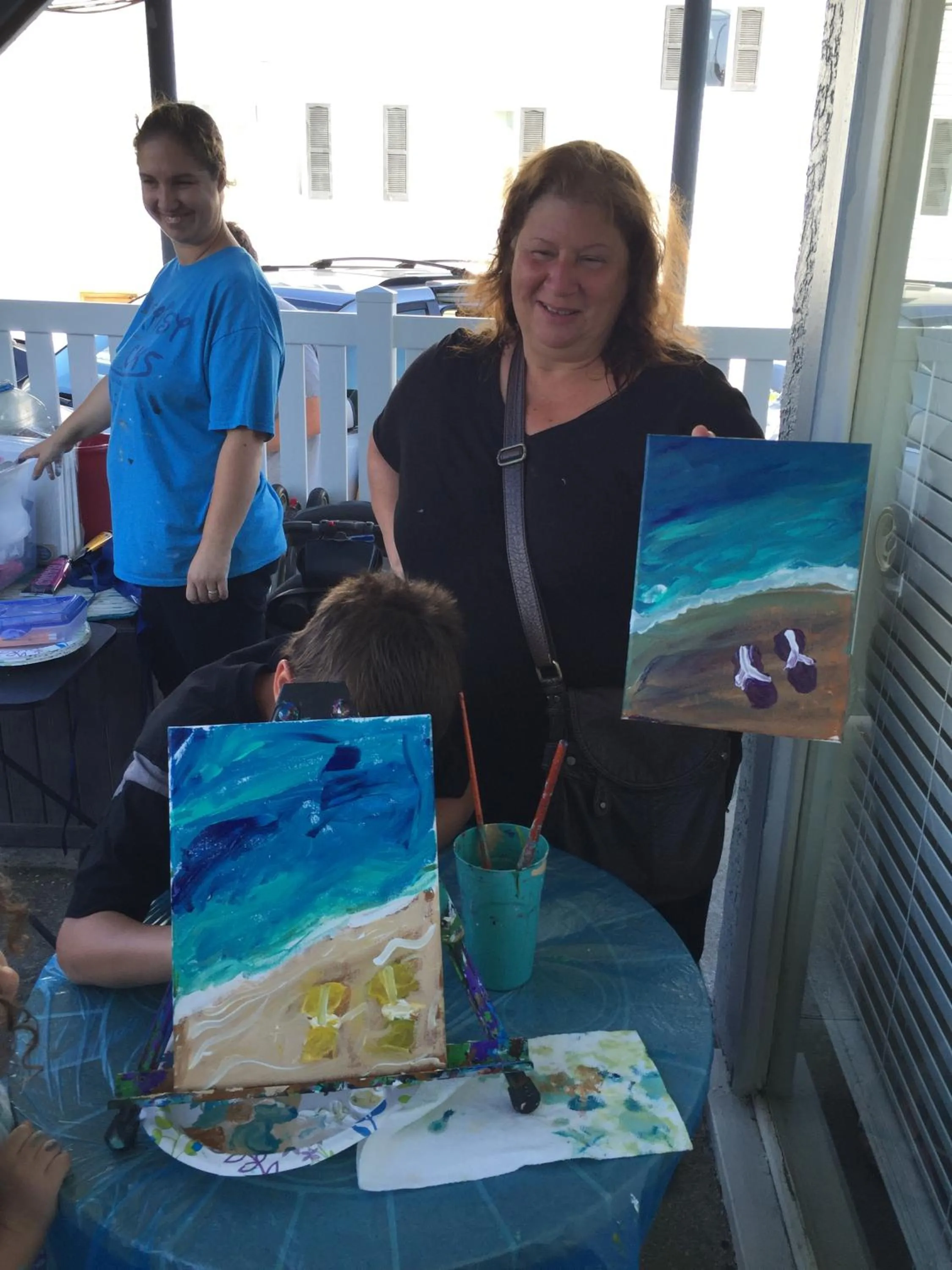 group of guests in Sandy Shores Resort