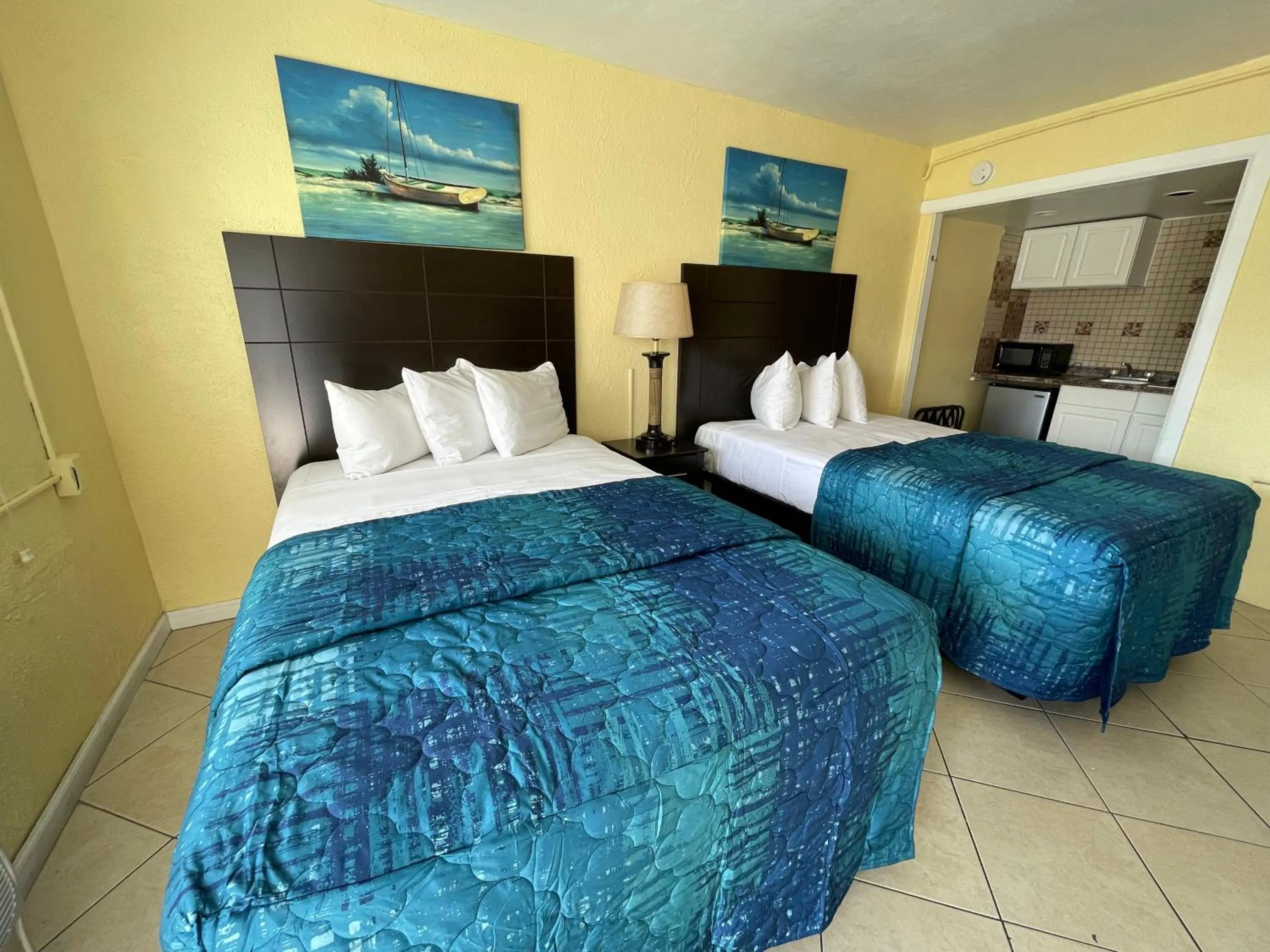 Bed in Sandy Shores Resort