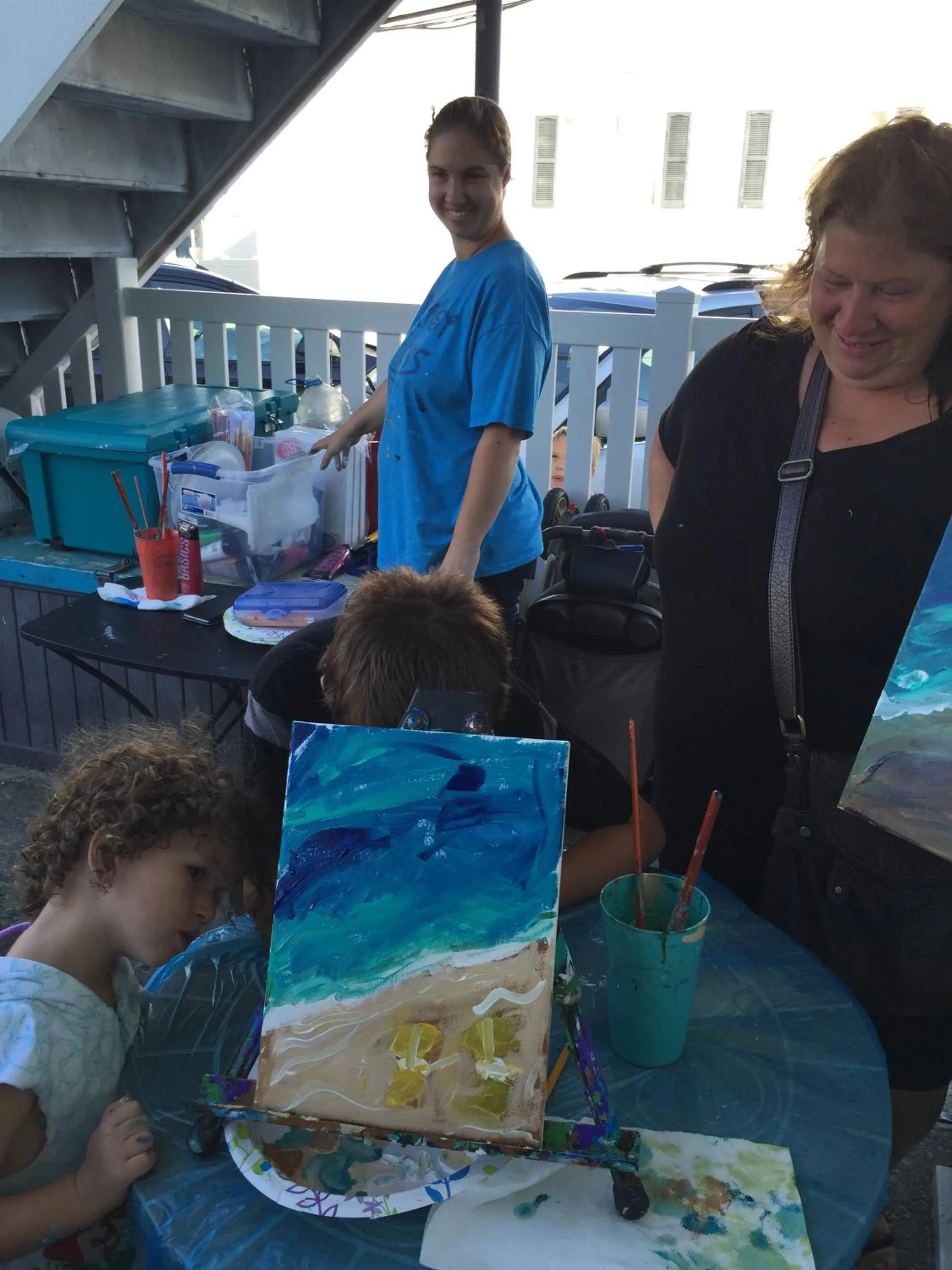 group of guests in Sandy Shores Resort