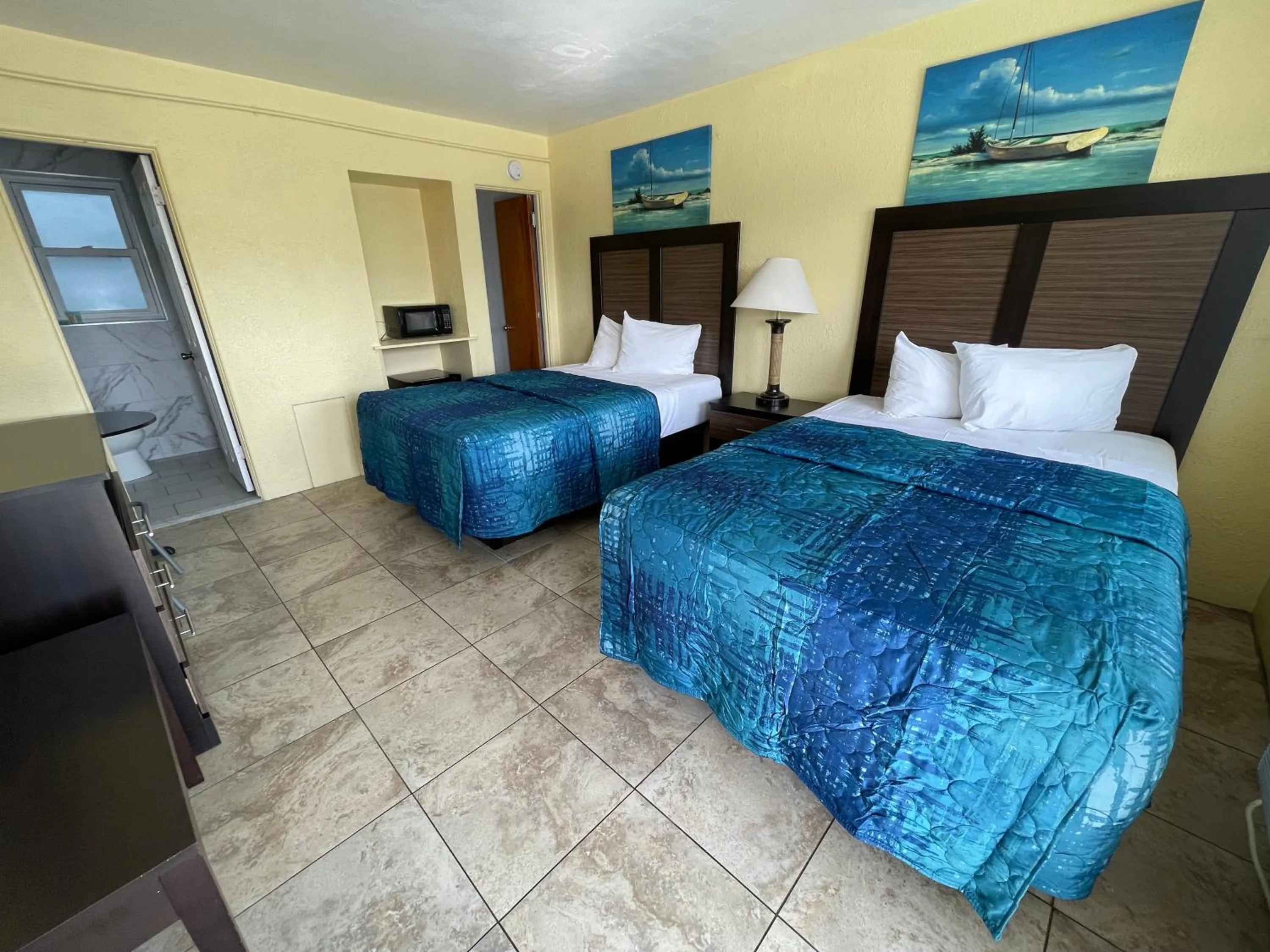 Bed in Sandy Shores Resort