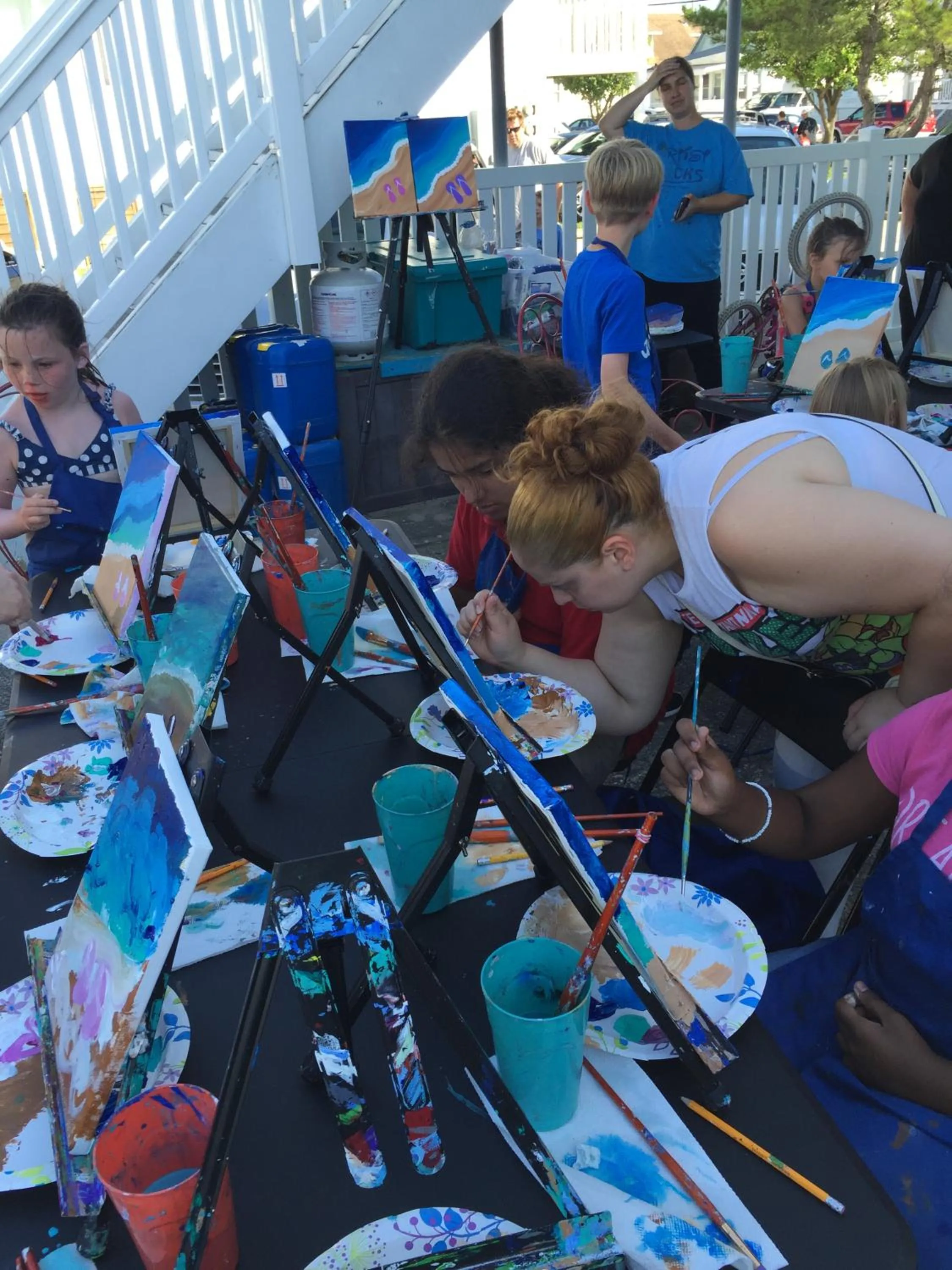 group of guests in Sandy Shores Resort