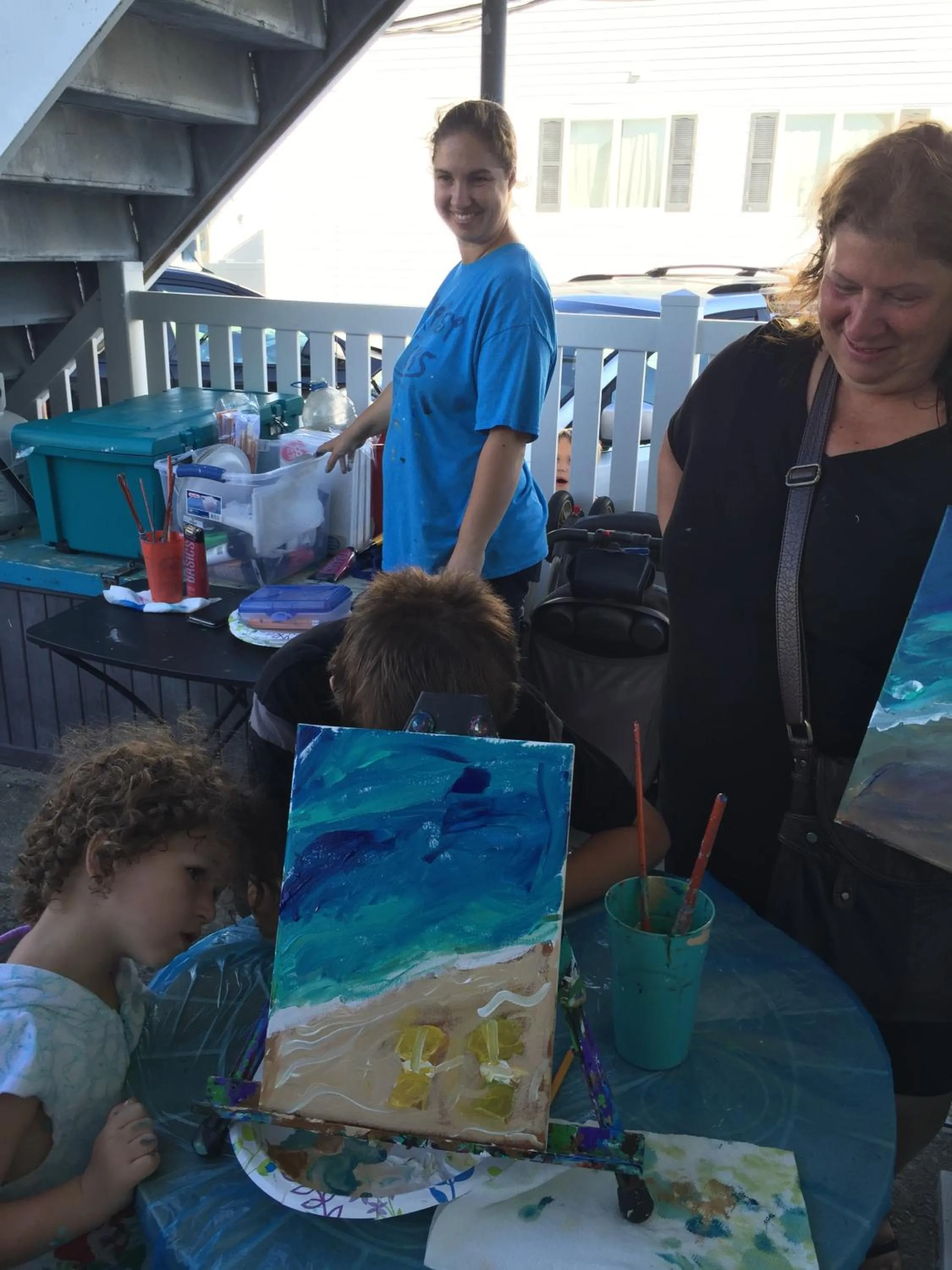 group of guests in Sandy Shores Resort