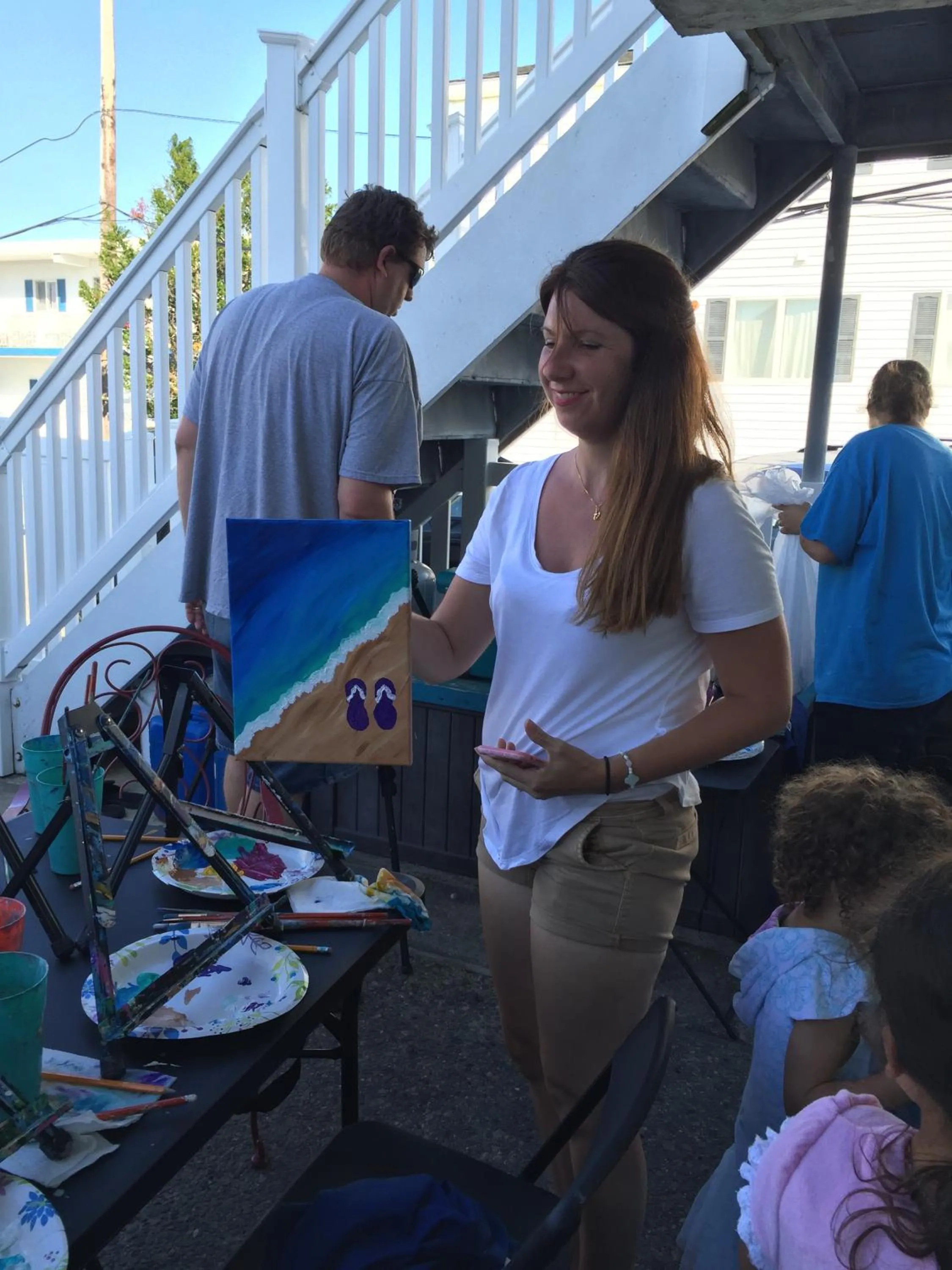 group of guests in Sandy Shores Resort