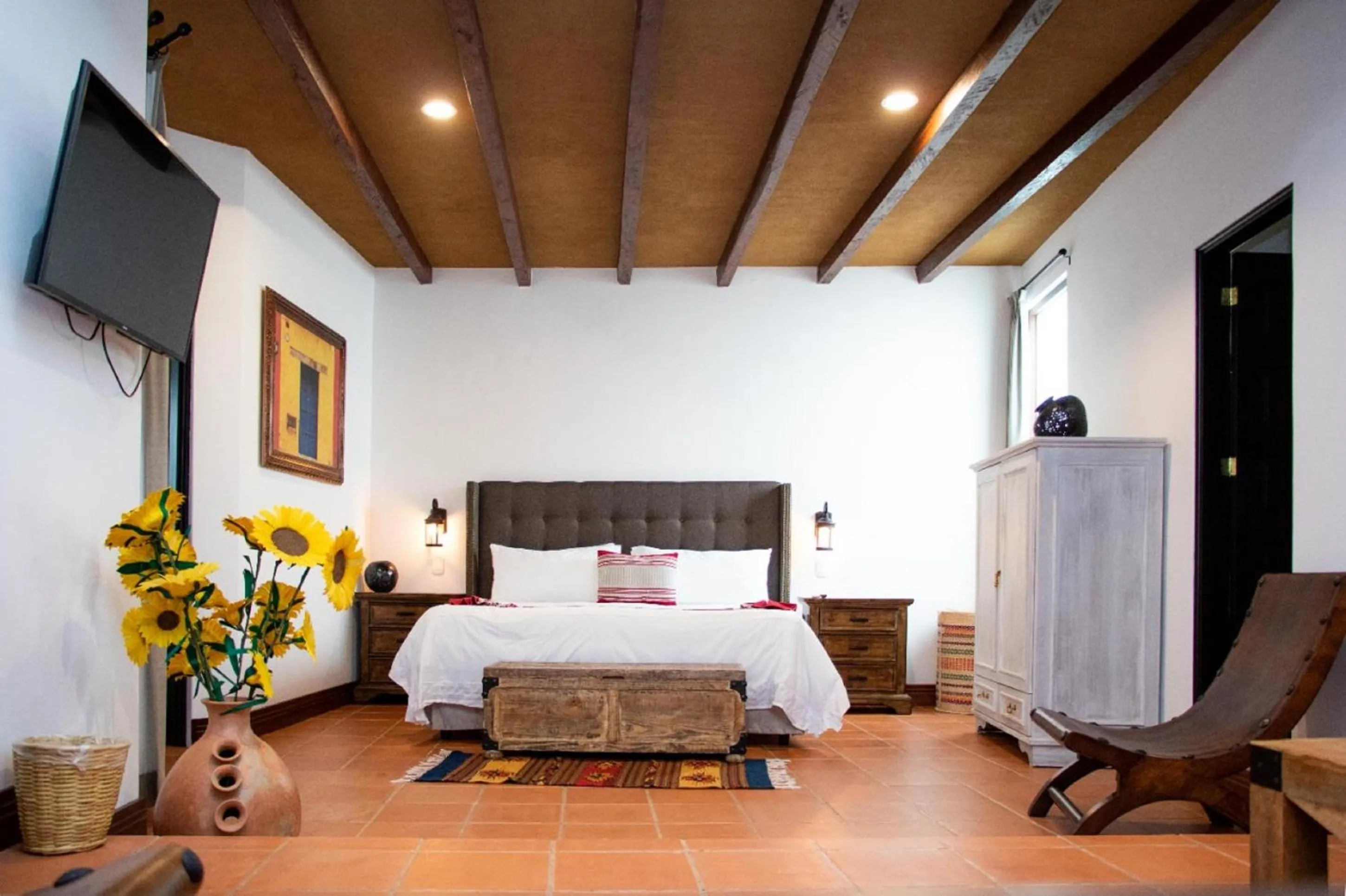 Bedroom, Bed in Casa de Adobe Gallery & Luxury Boutique