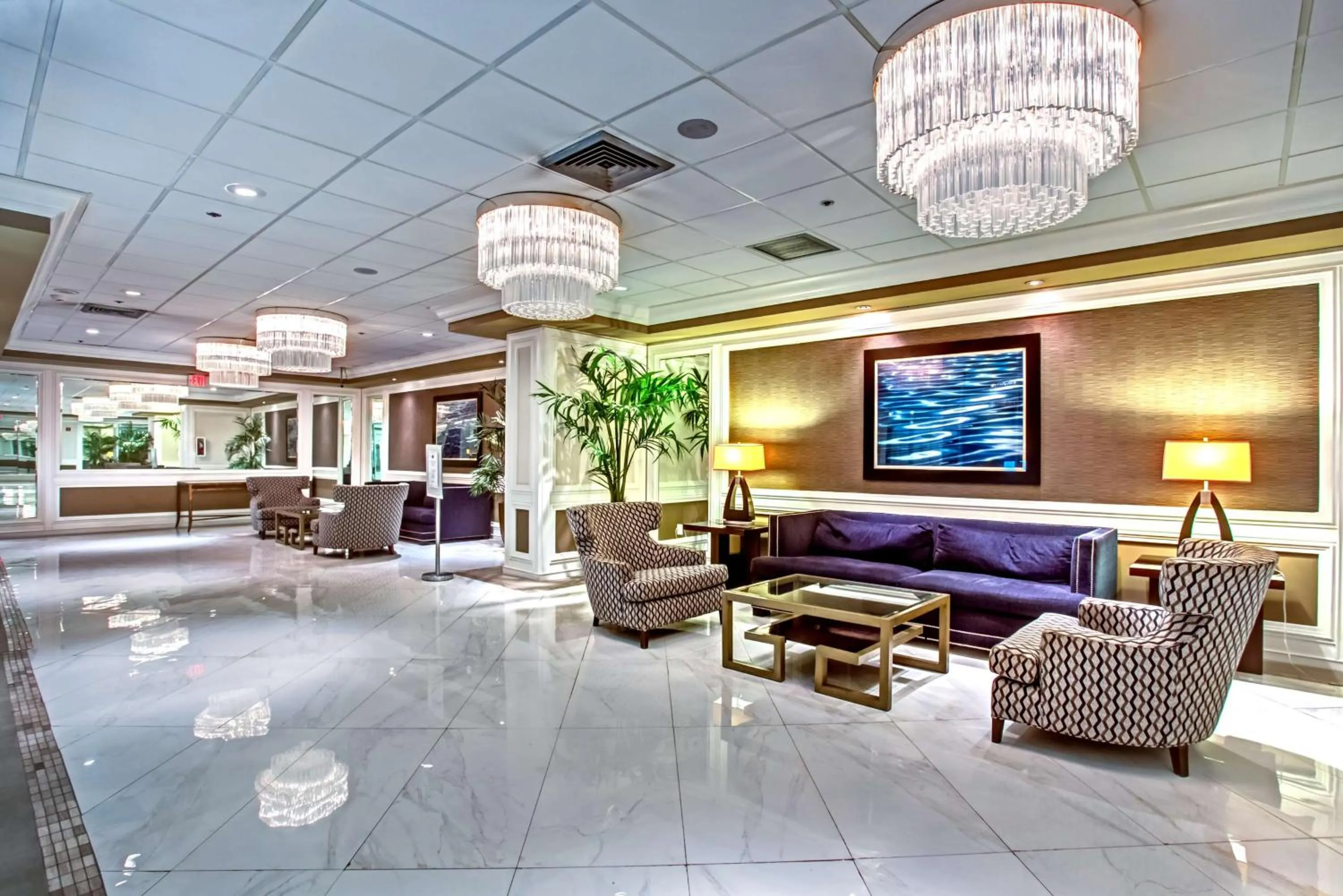Lobby or reception in DoubleTree by Hilton Grand Hotel Biscayne Bay