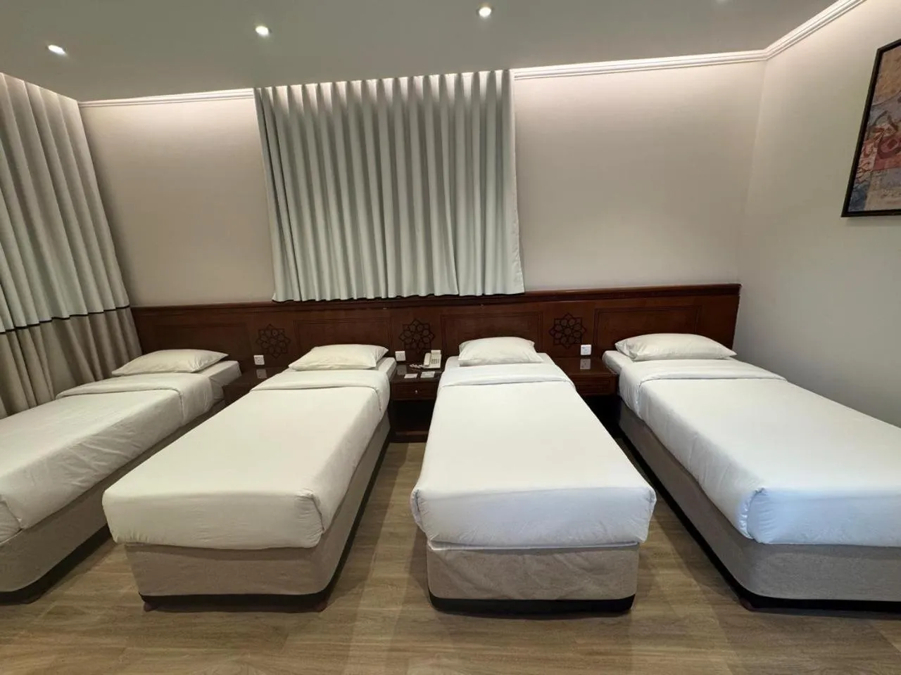 Bed in Rotana Al Mesk Hotel