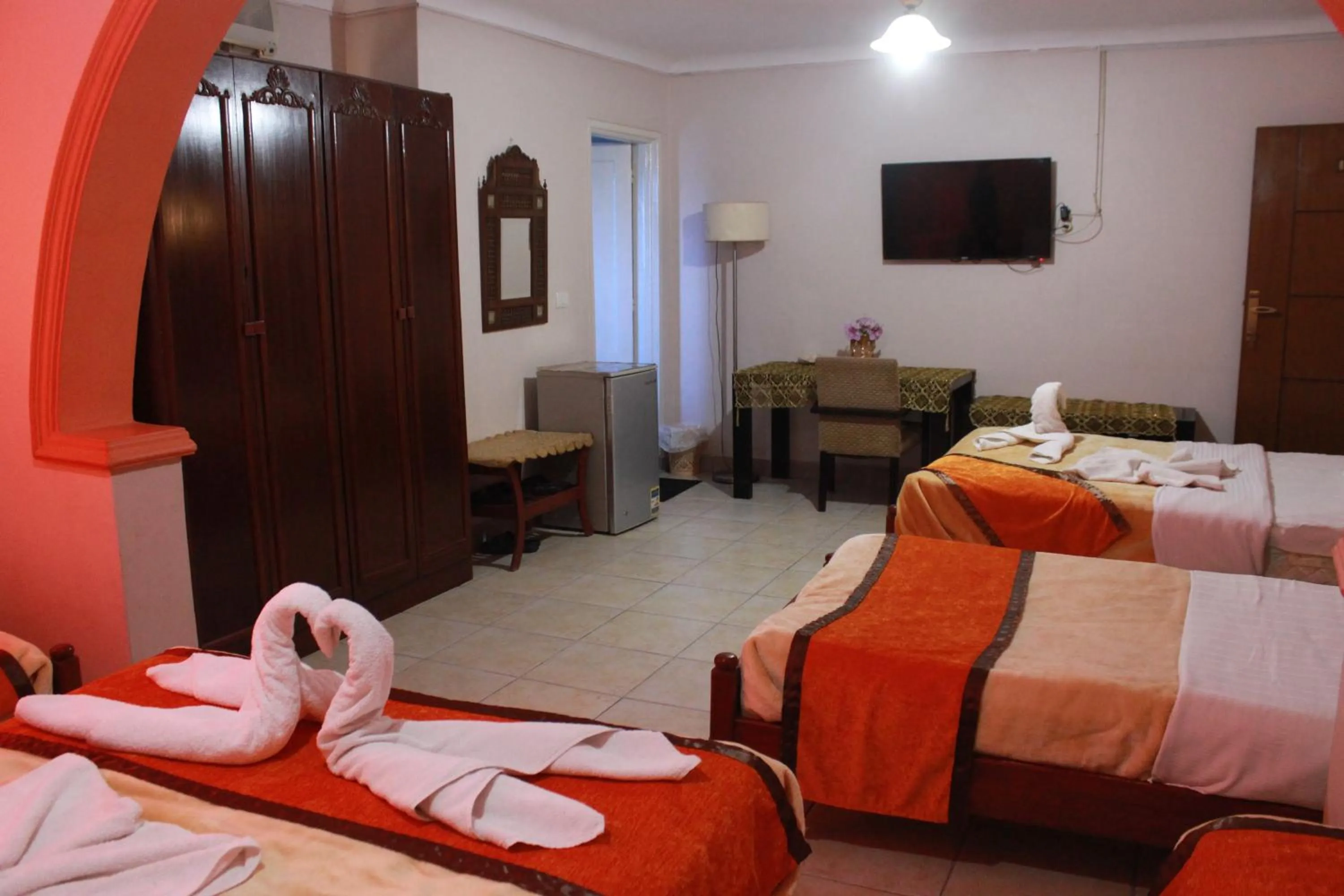 Bed in Osiris Hotel Cairo