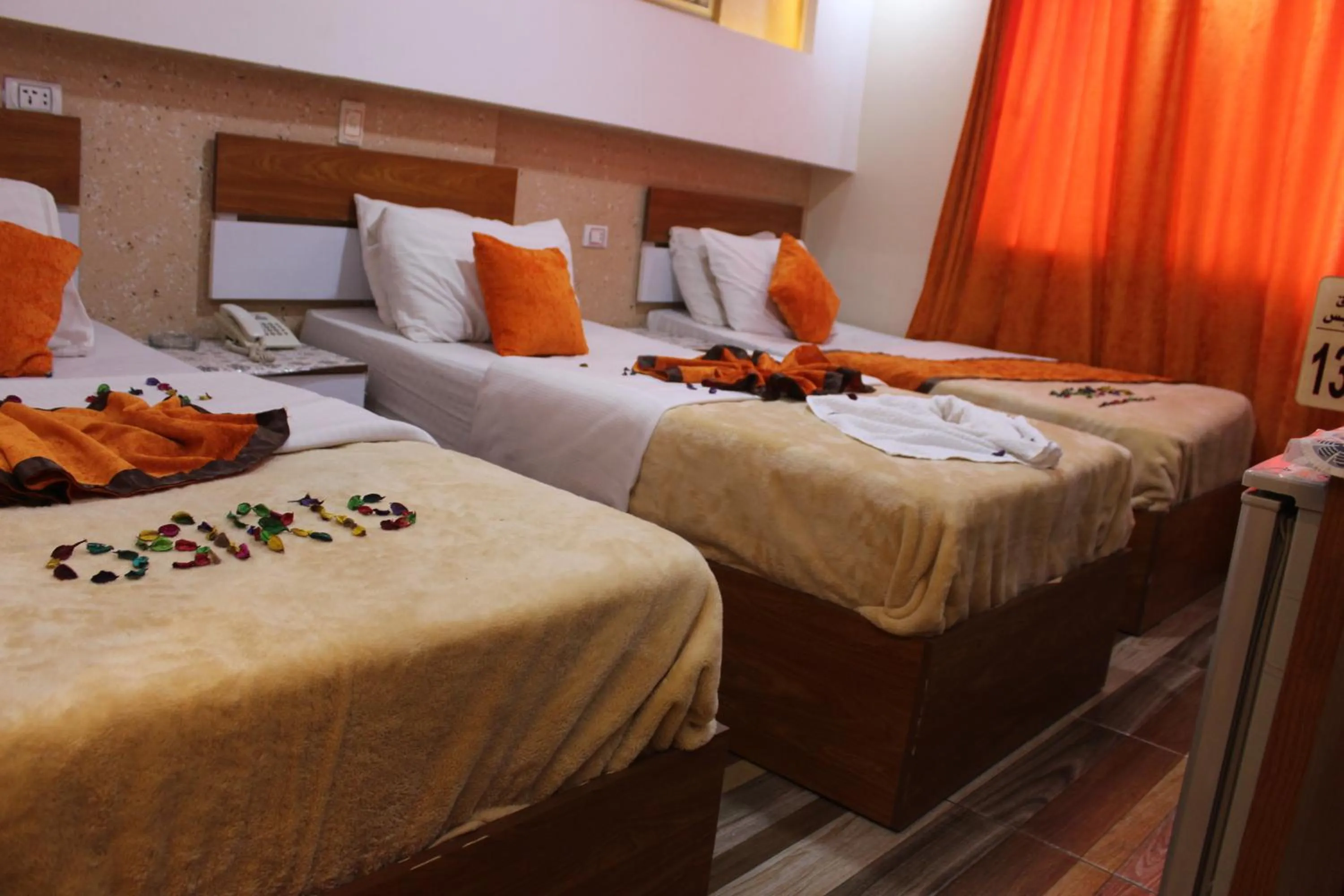 Bed in Osiris Hotel Cairo