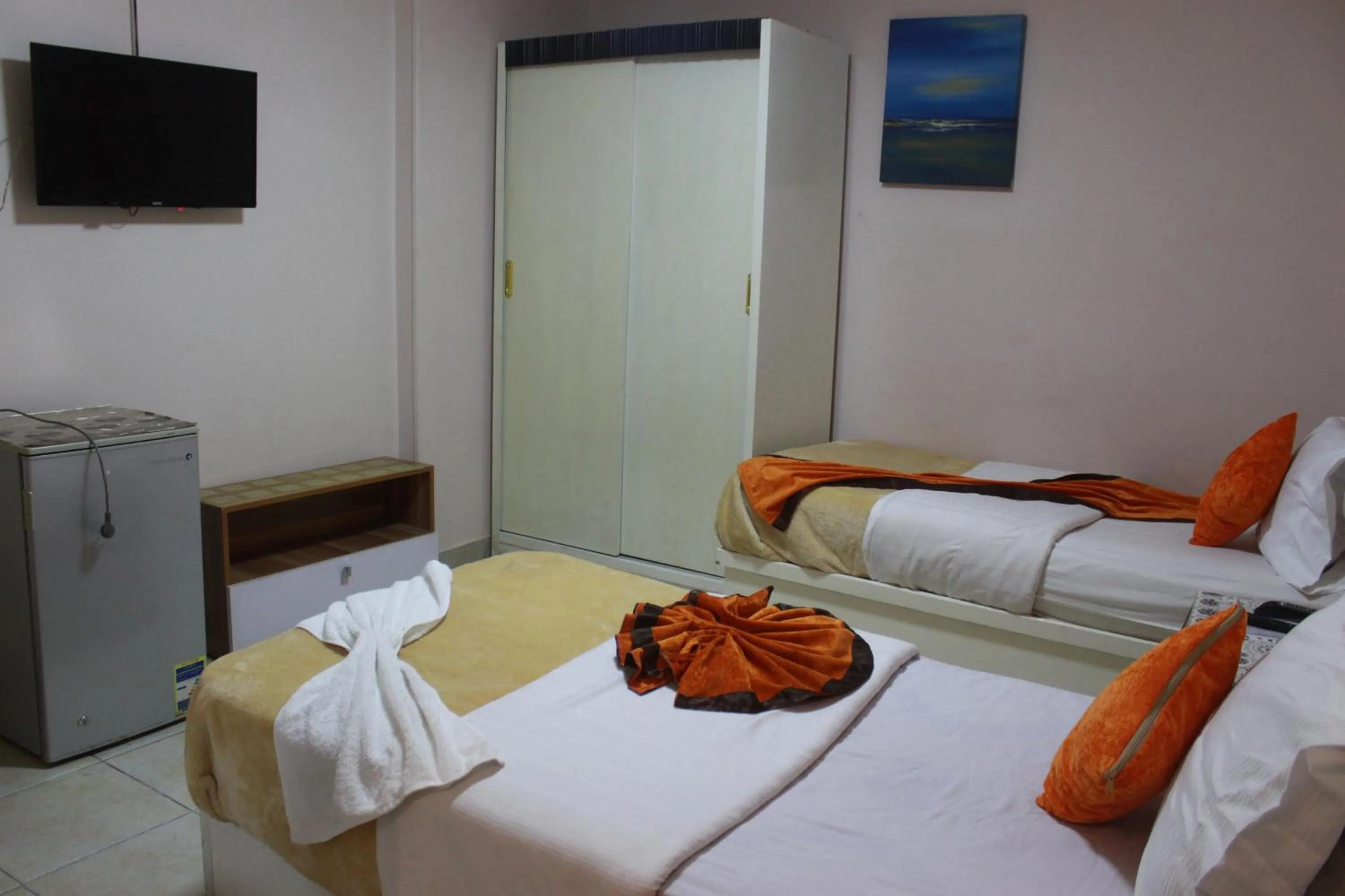 Bed in Osiris Hotel Cairo