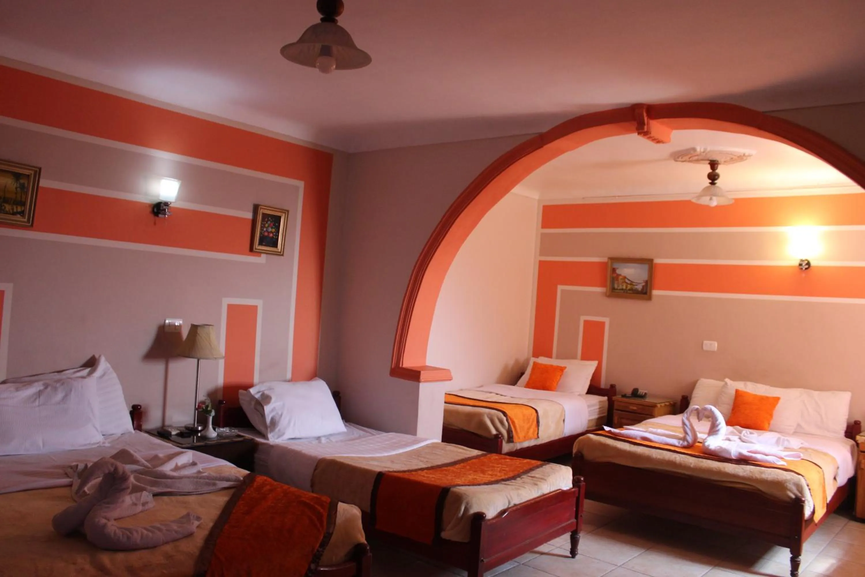 Bed in Osiris Hotel Cairo