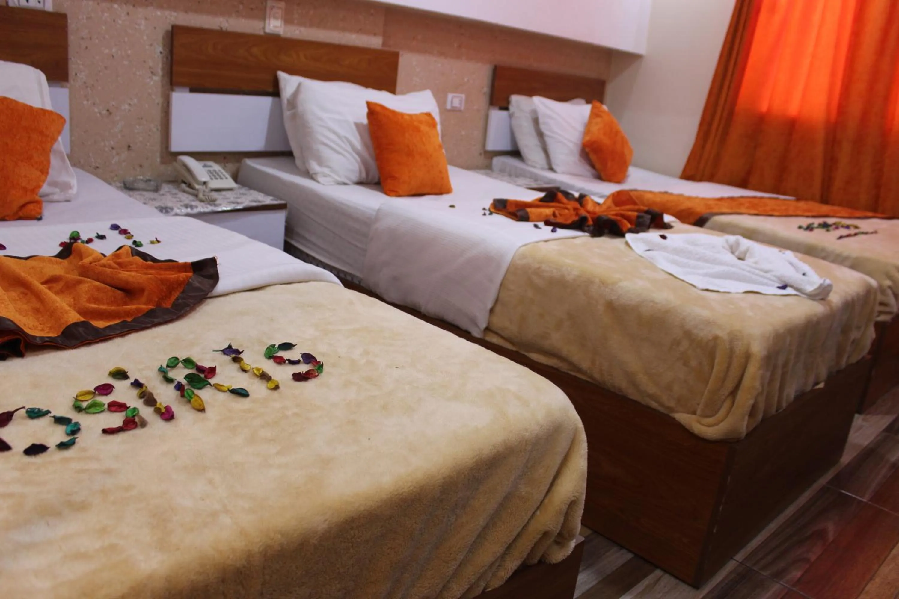 Bed in Osiris Hotel Cairo