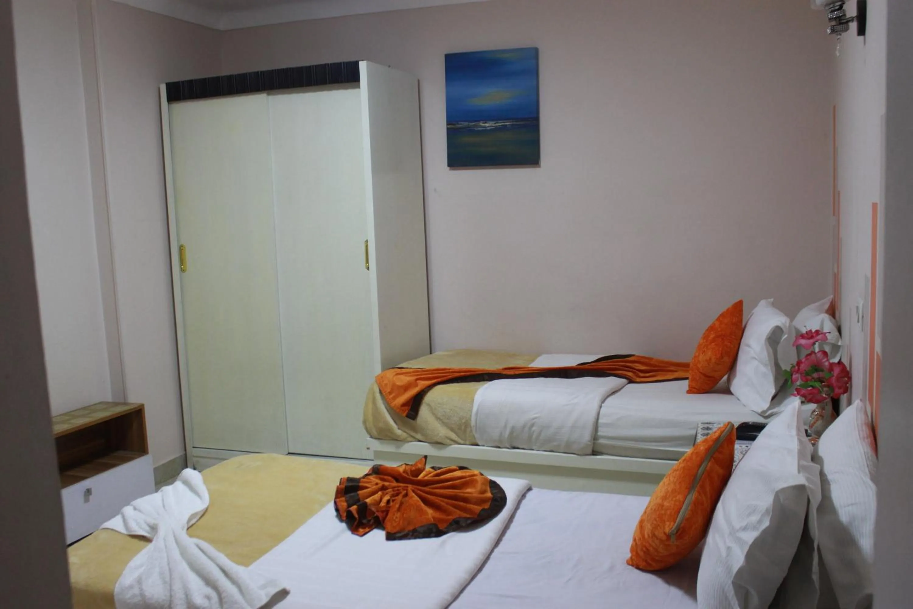 Bed in Osiris Hotel Cairo