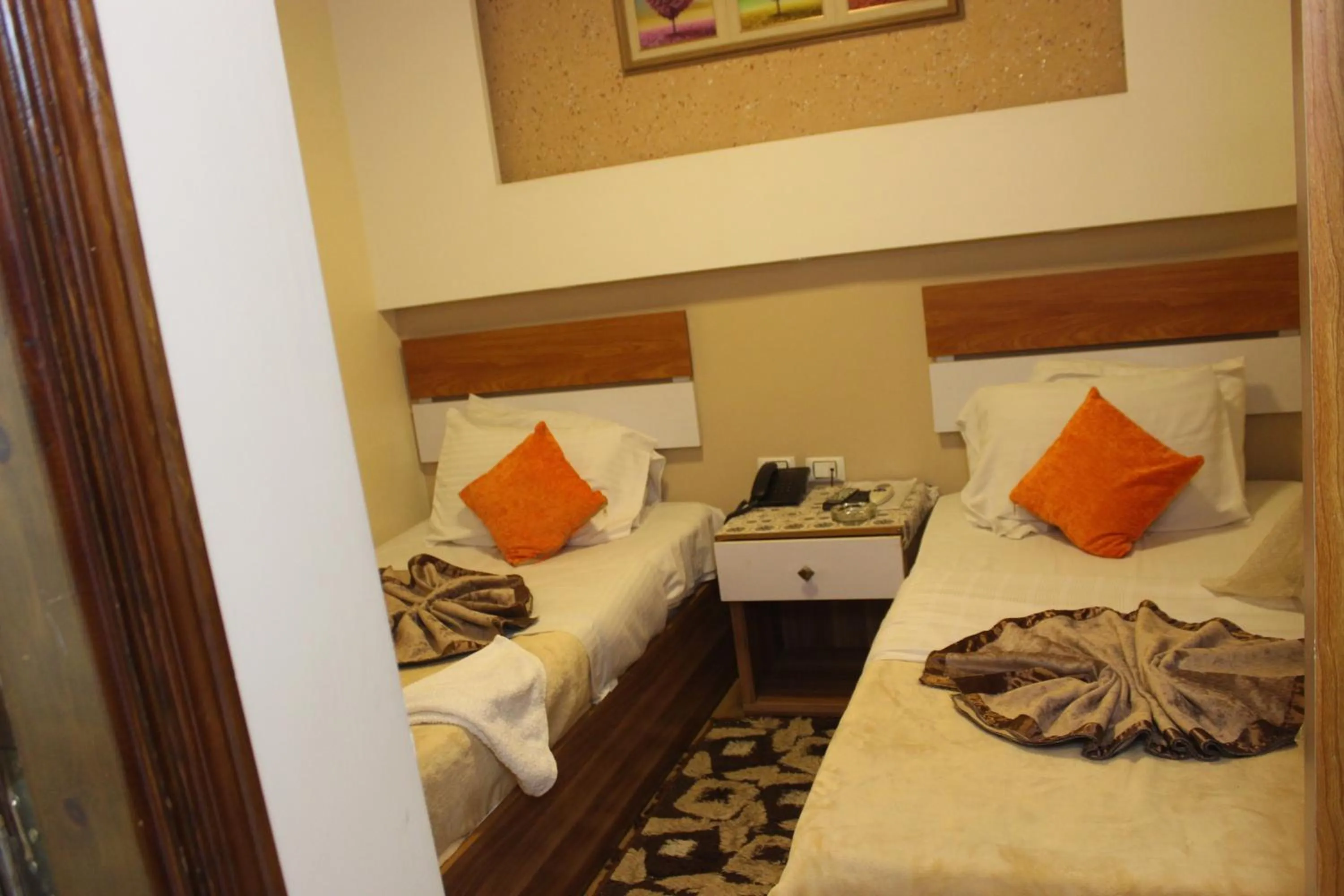 Bed in Osiris Hotel Cairo