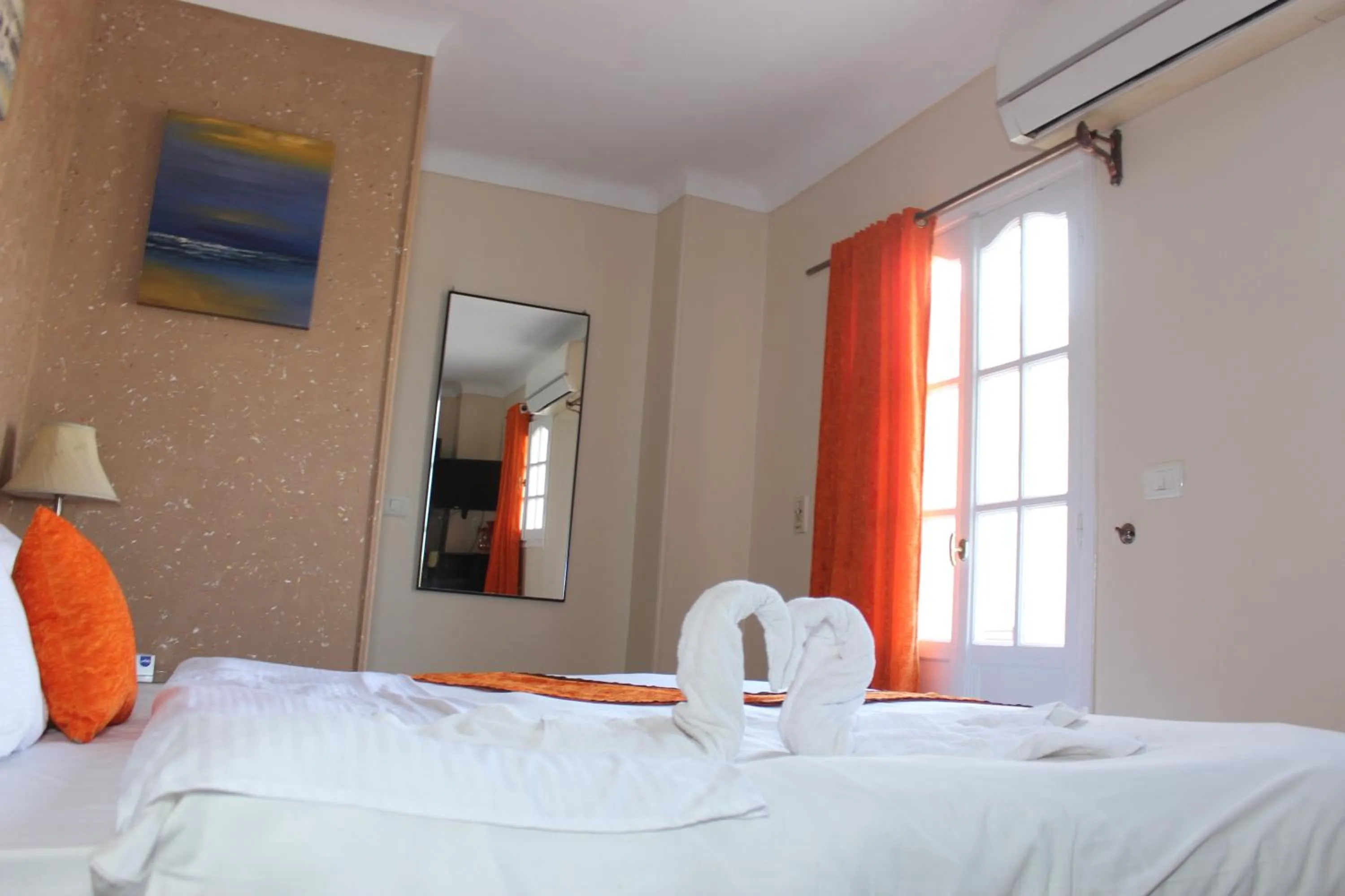 Bed in Osiris Hotel Cairo