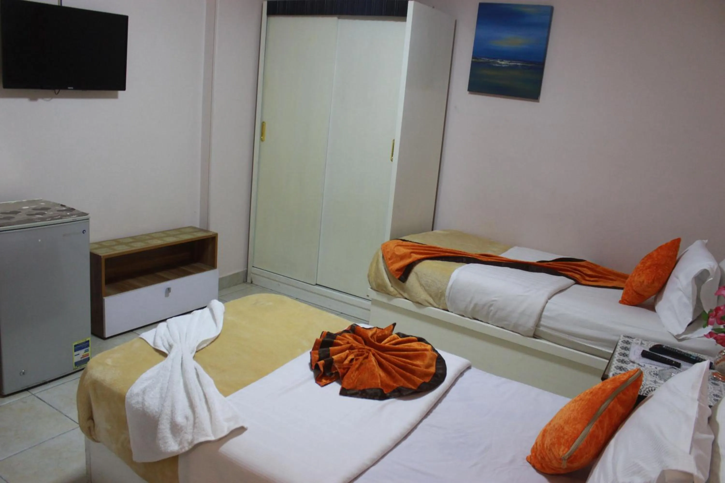 Bed in Osiris Hotel Cairo