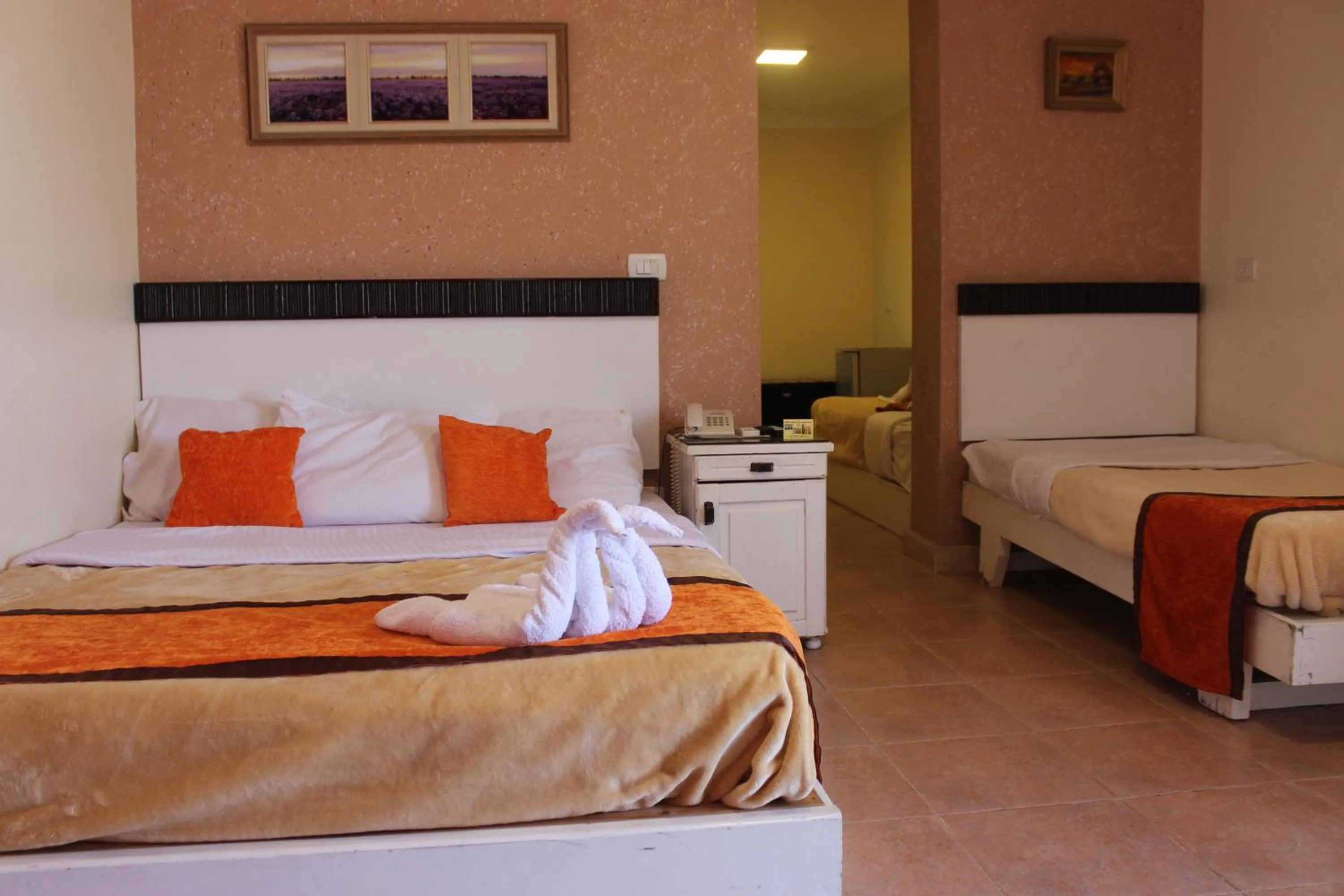 Bed in Osiris Hotel Cairo