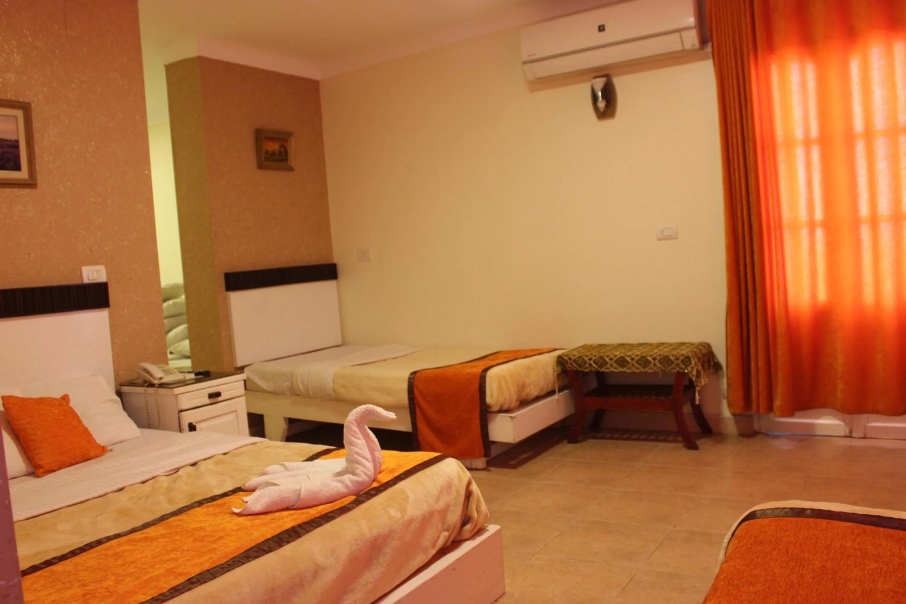 Bed in Osiris Hotel Cairo