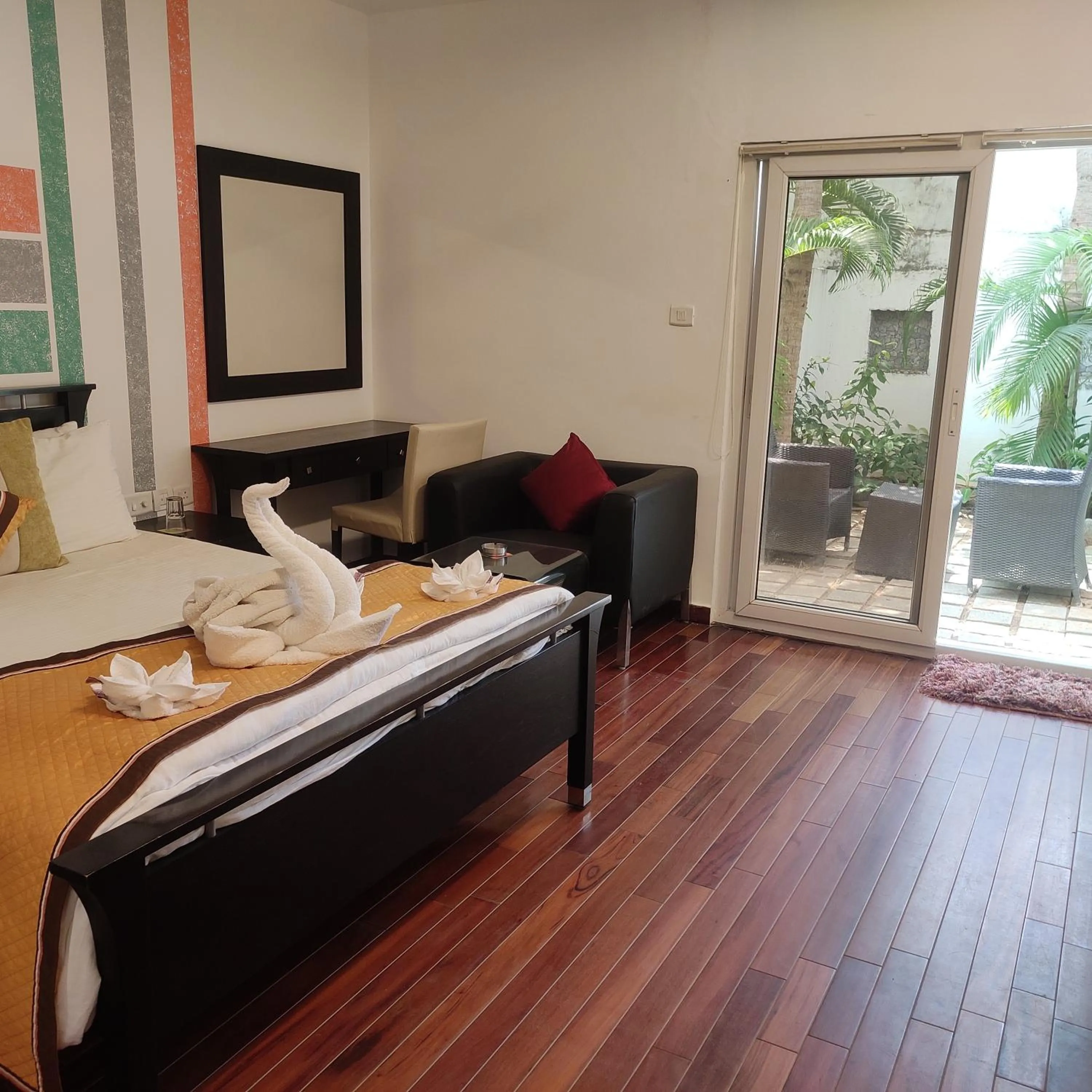 Bed in Vedic Village Sriperumbudur formerly known as Citrus Hotel