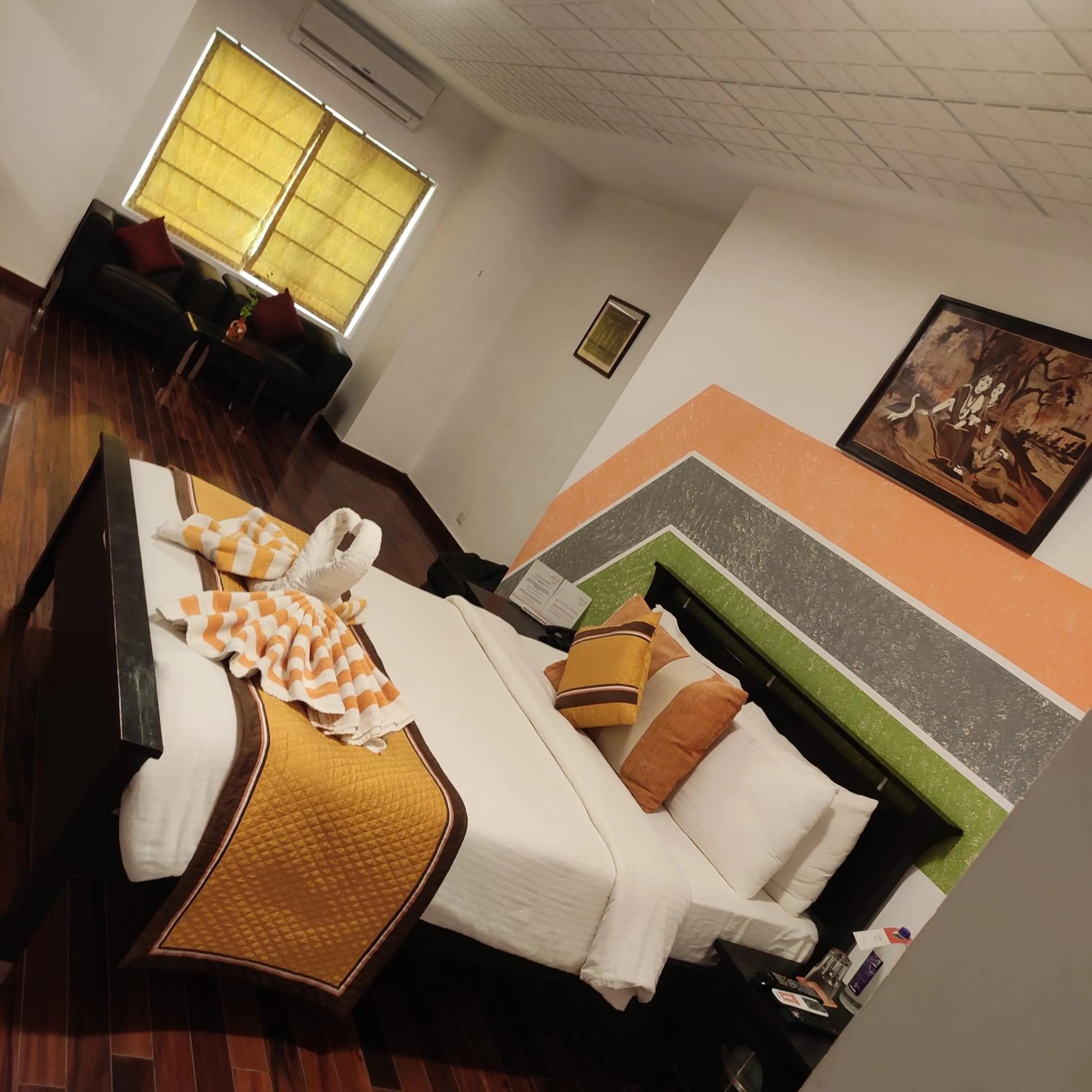 Bed in Vedic Village Sriperumbudur formerly known as Citrus Hotel