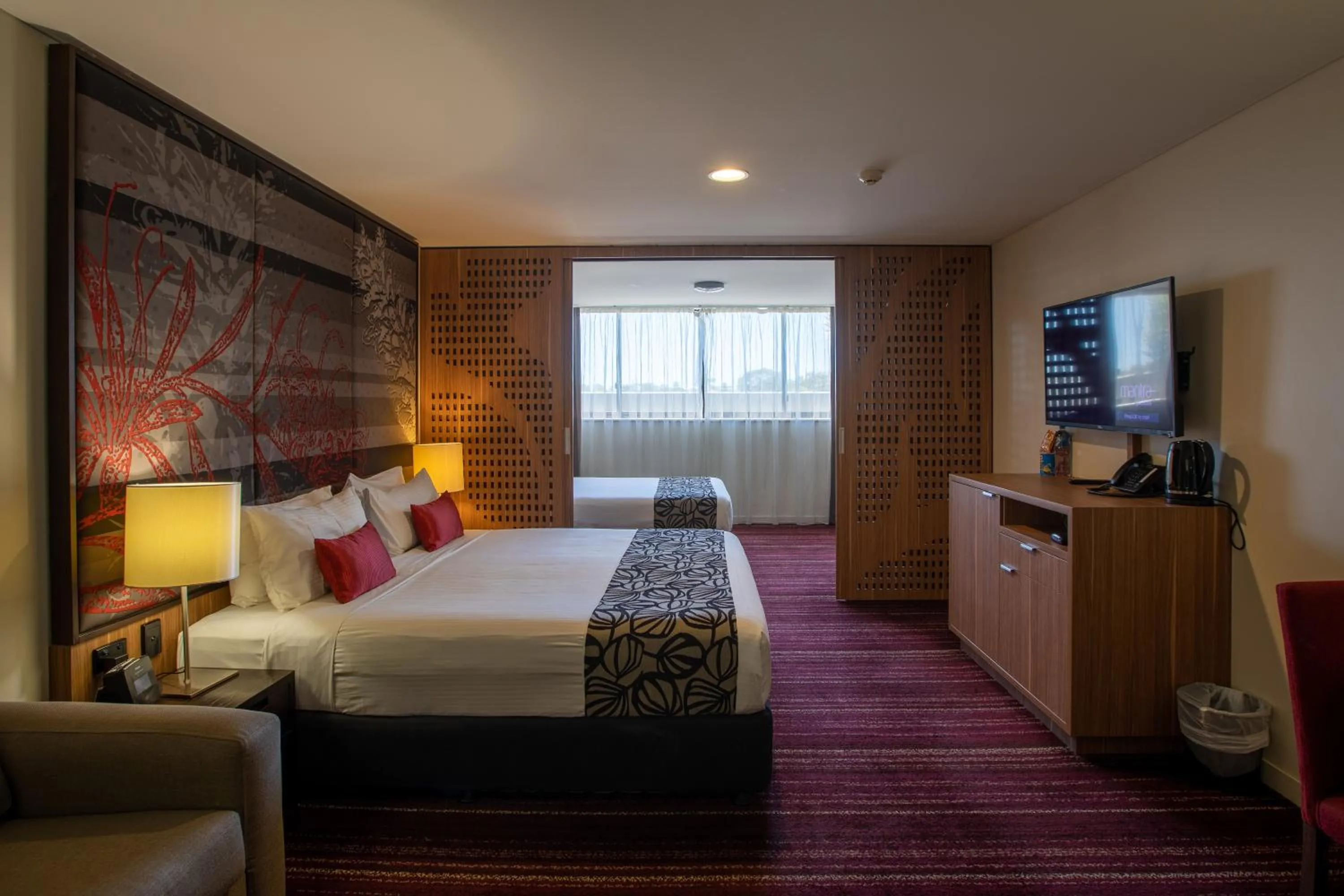 Bedroom, Bed in Mantra Gladstone