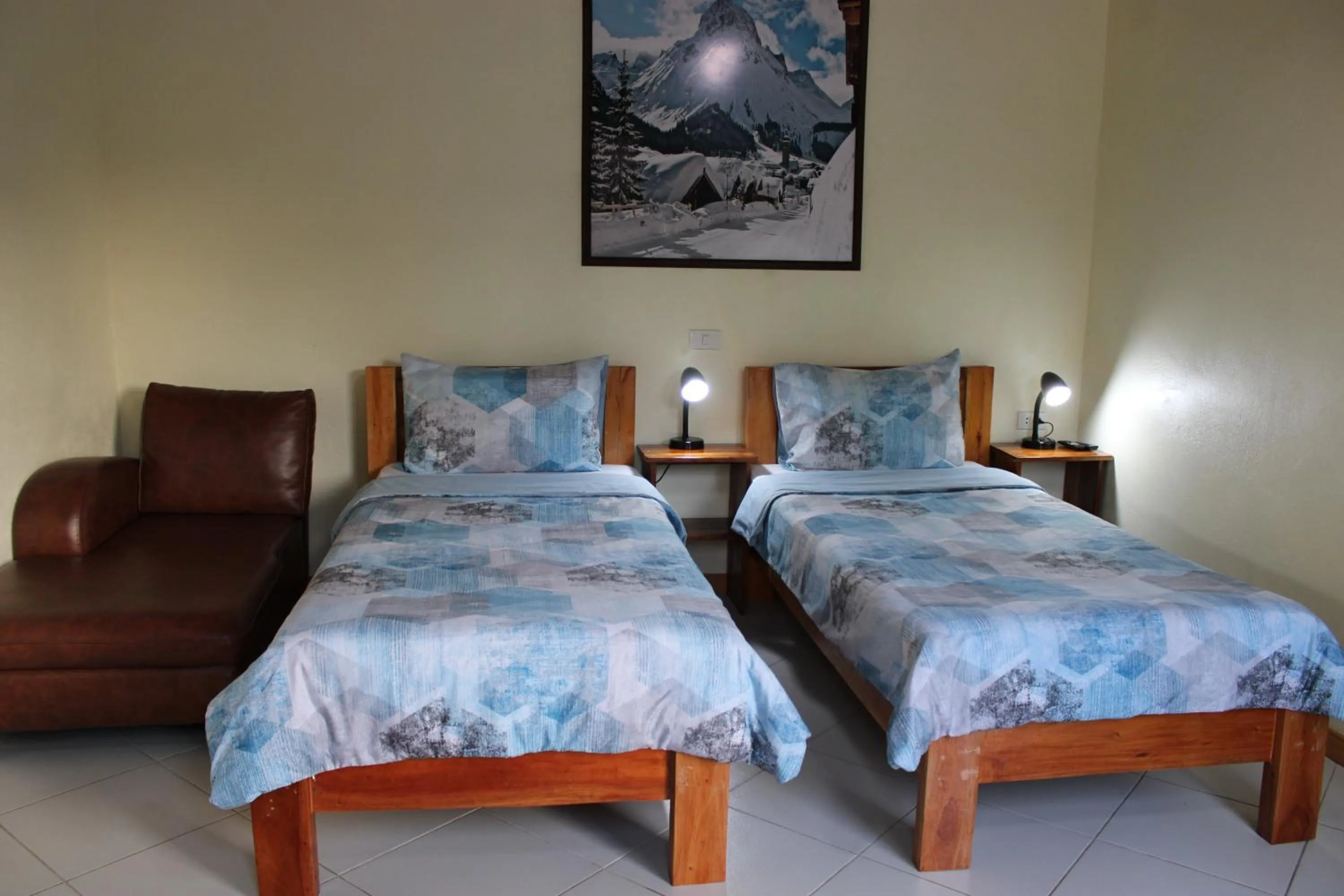 Bed in Alona Austria Resort