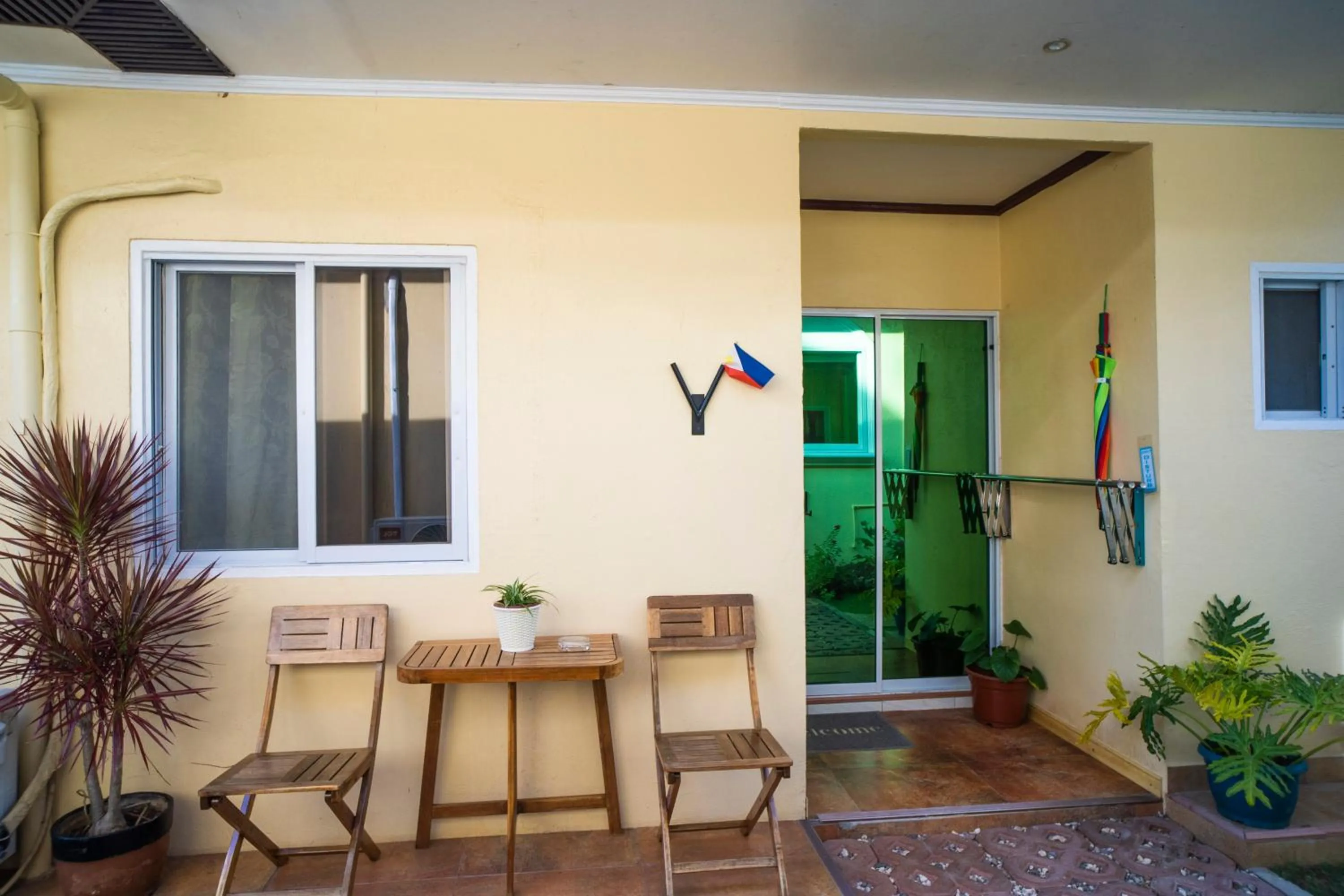 Patio in Alona Austria Resort