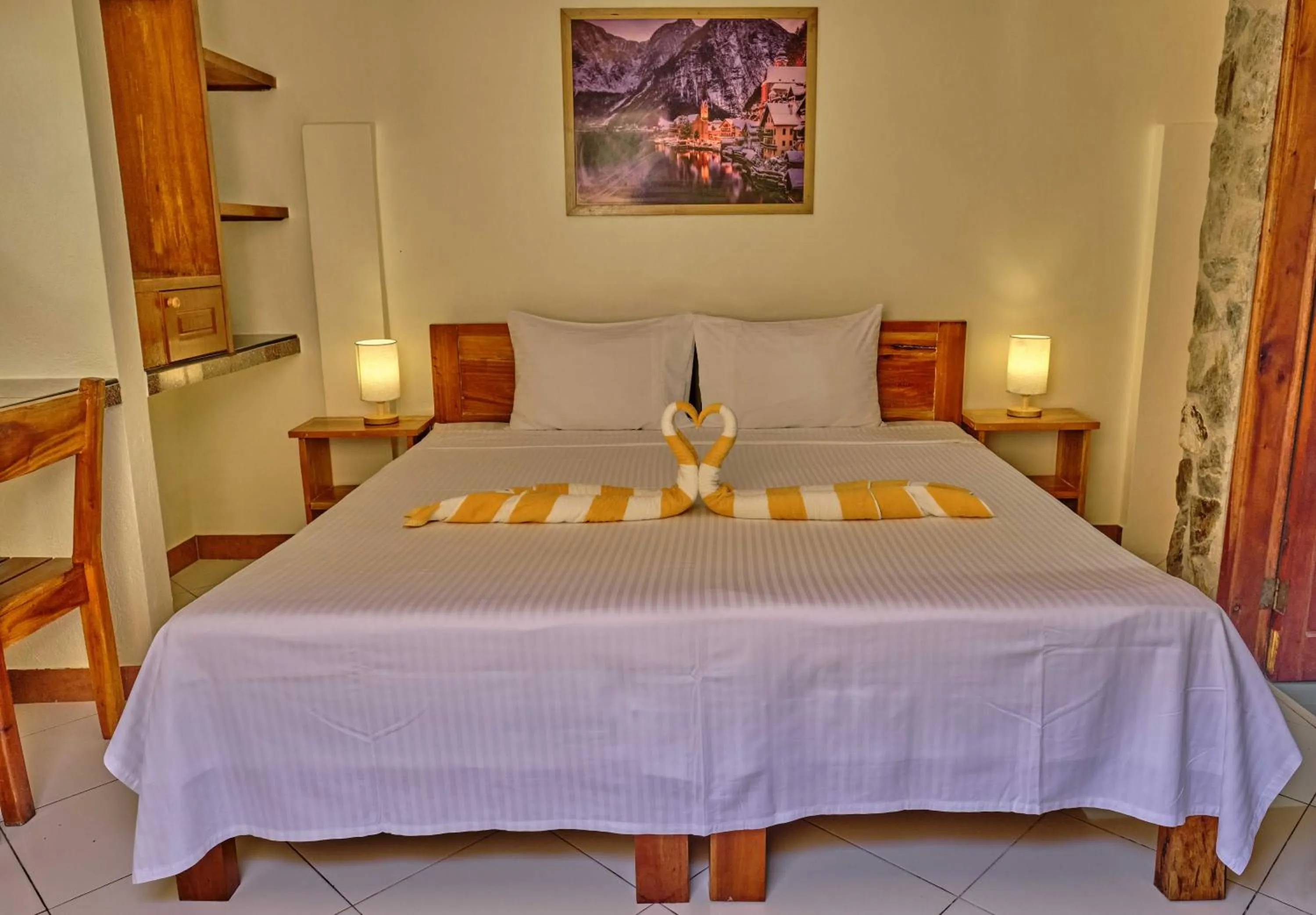 Bed in Alona Austria Resort