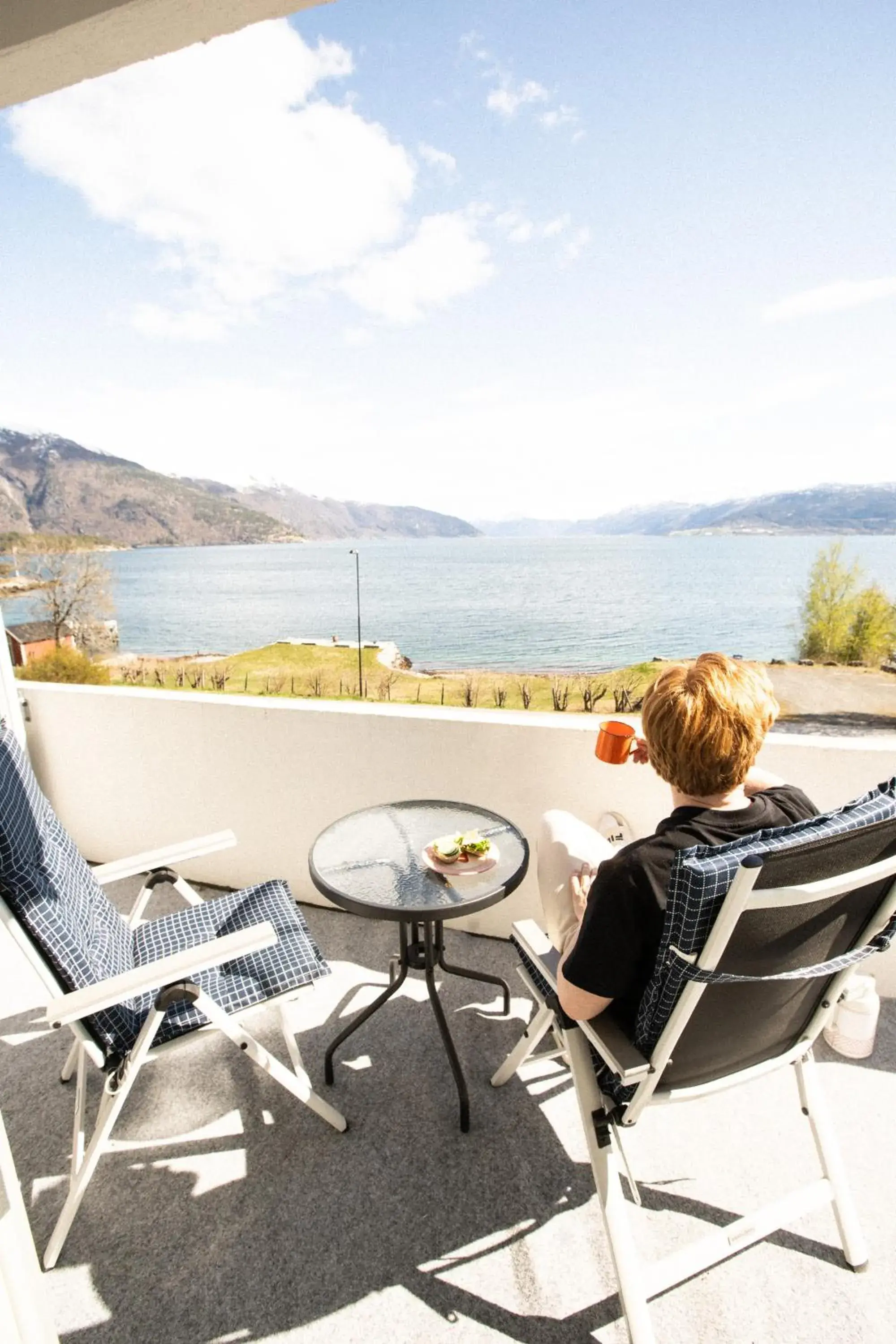 Twin Room with Sea View in Balestrand Hotel Twin Room with Sea View in Balestrand Hotel