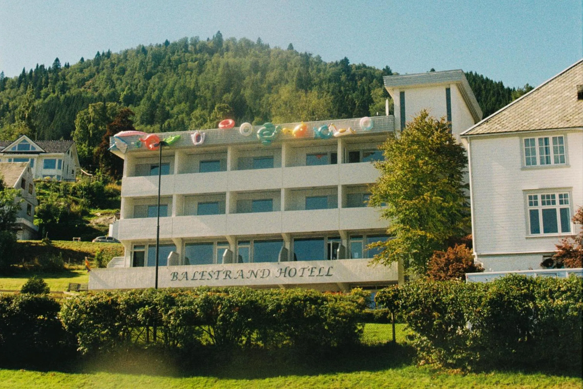 Property building in Balestrand Hotel