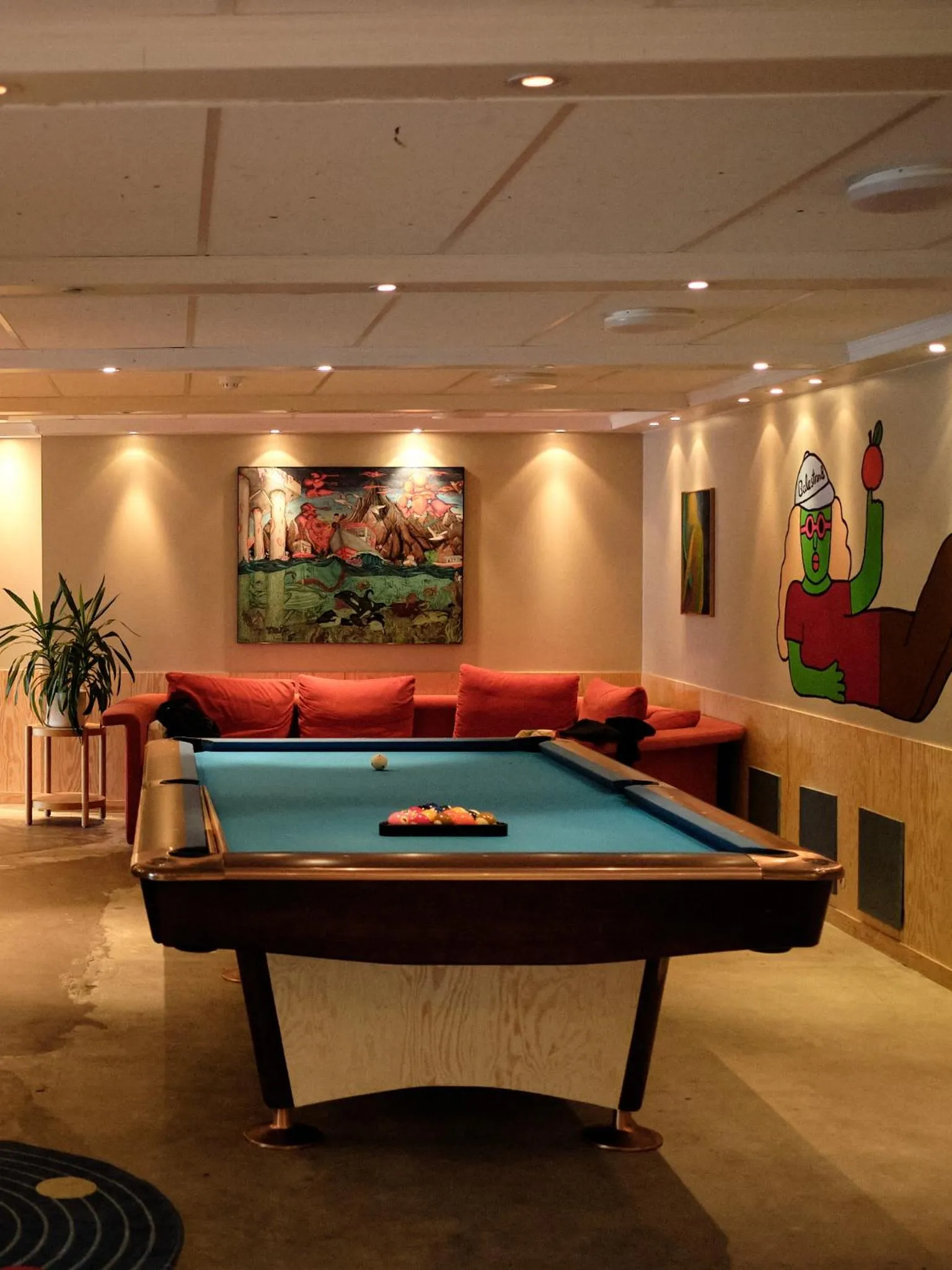 Billiard in Balestrand Hotel