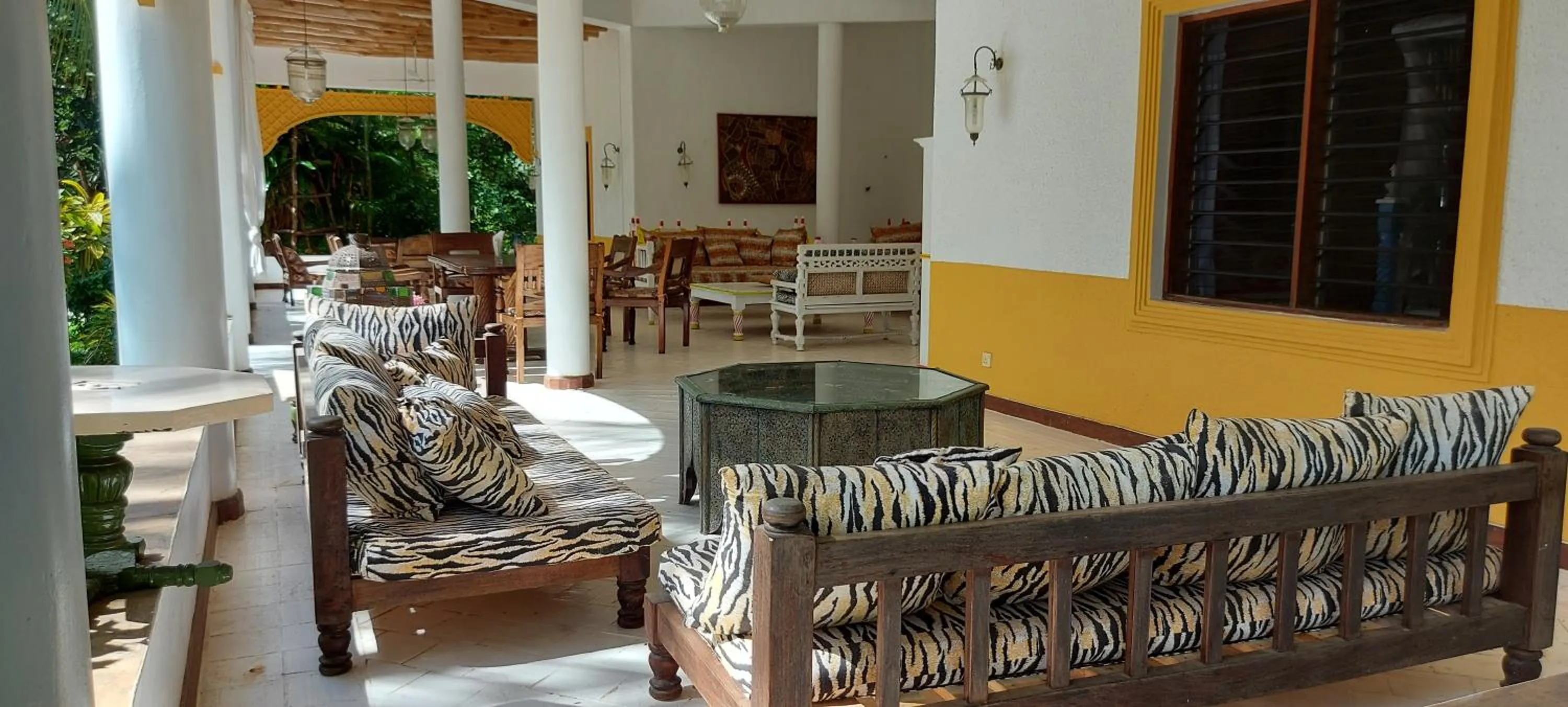 Lobby or reception in The Villa Mela, Malindi