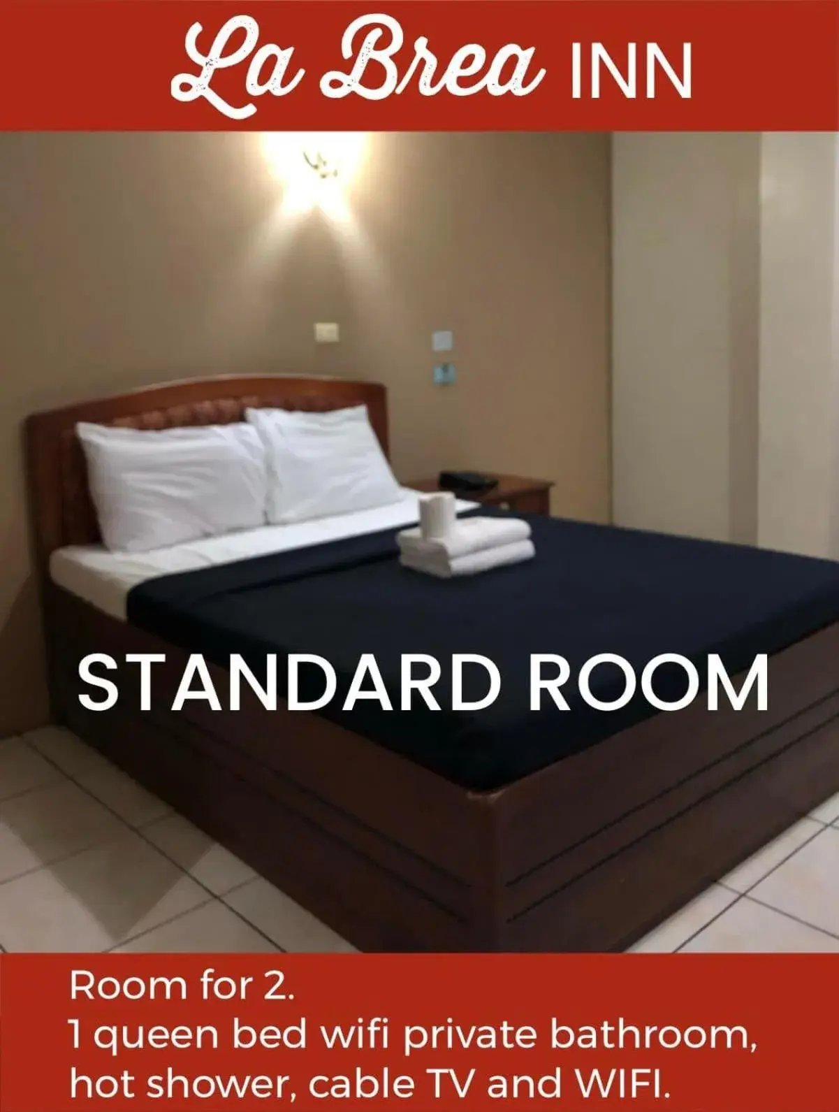 Bed in La Brea Inn Bed in La Brea Inn