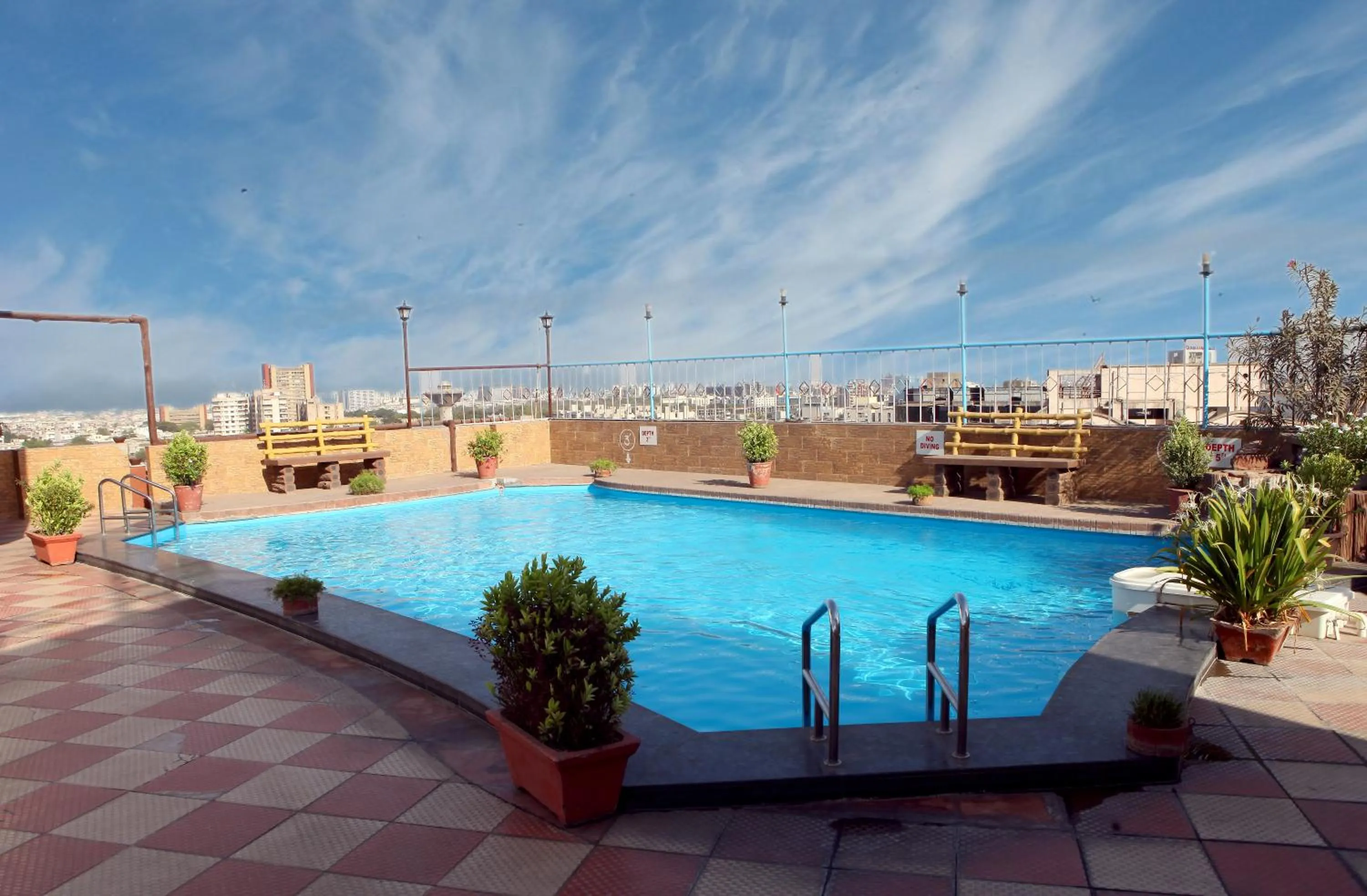 Swimming pool in Lords Plaza Surat