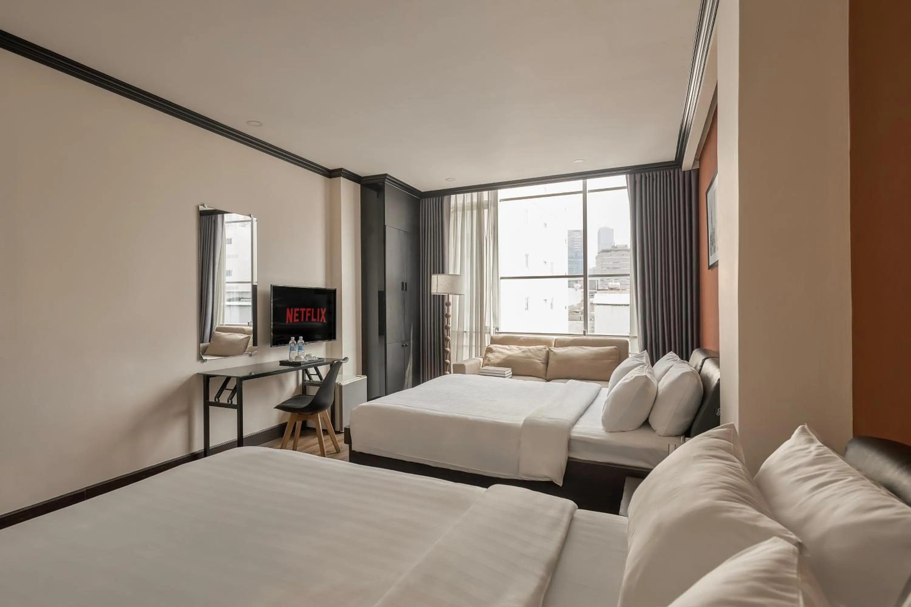 Bed in The One Premium Hotel