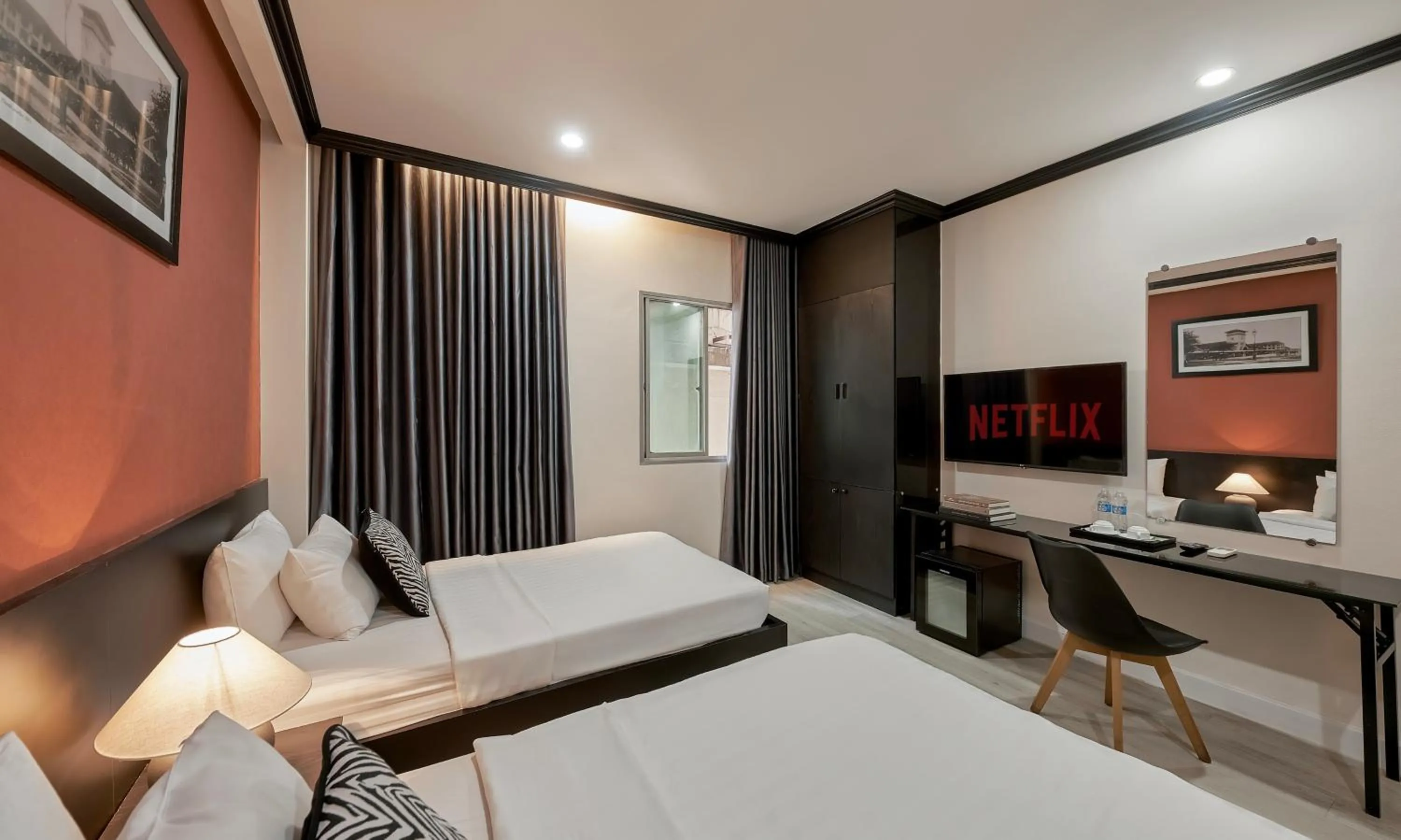 Bed in The One Premium Hotel