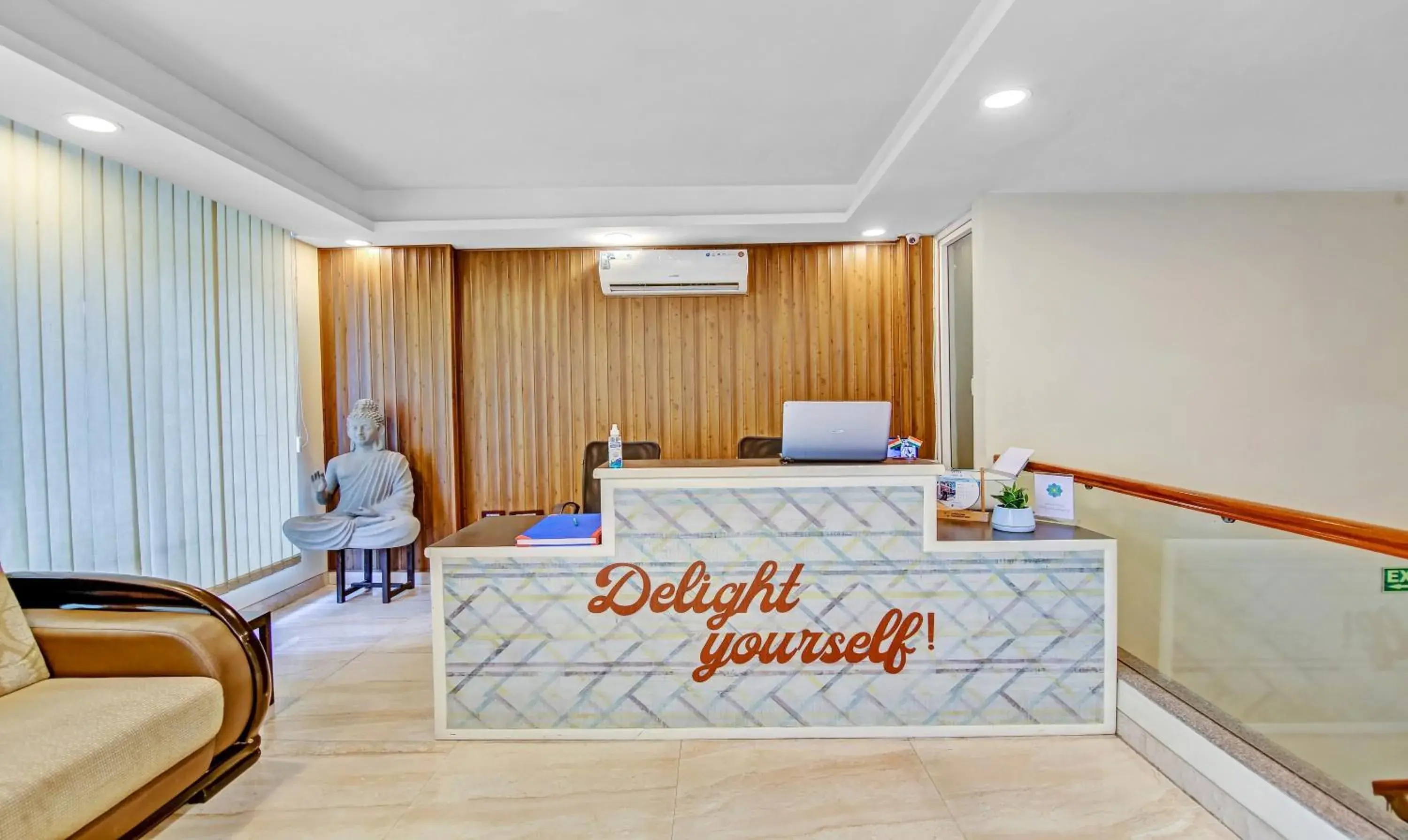 Bedroom in Treebo Sai Village Gold Souk - Sec 43 Bedroom in Treebo Sai Village Gold Souk - Sec 43