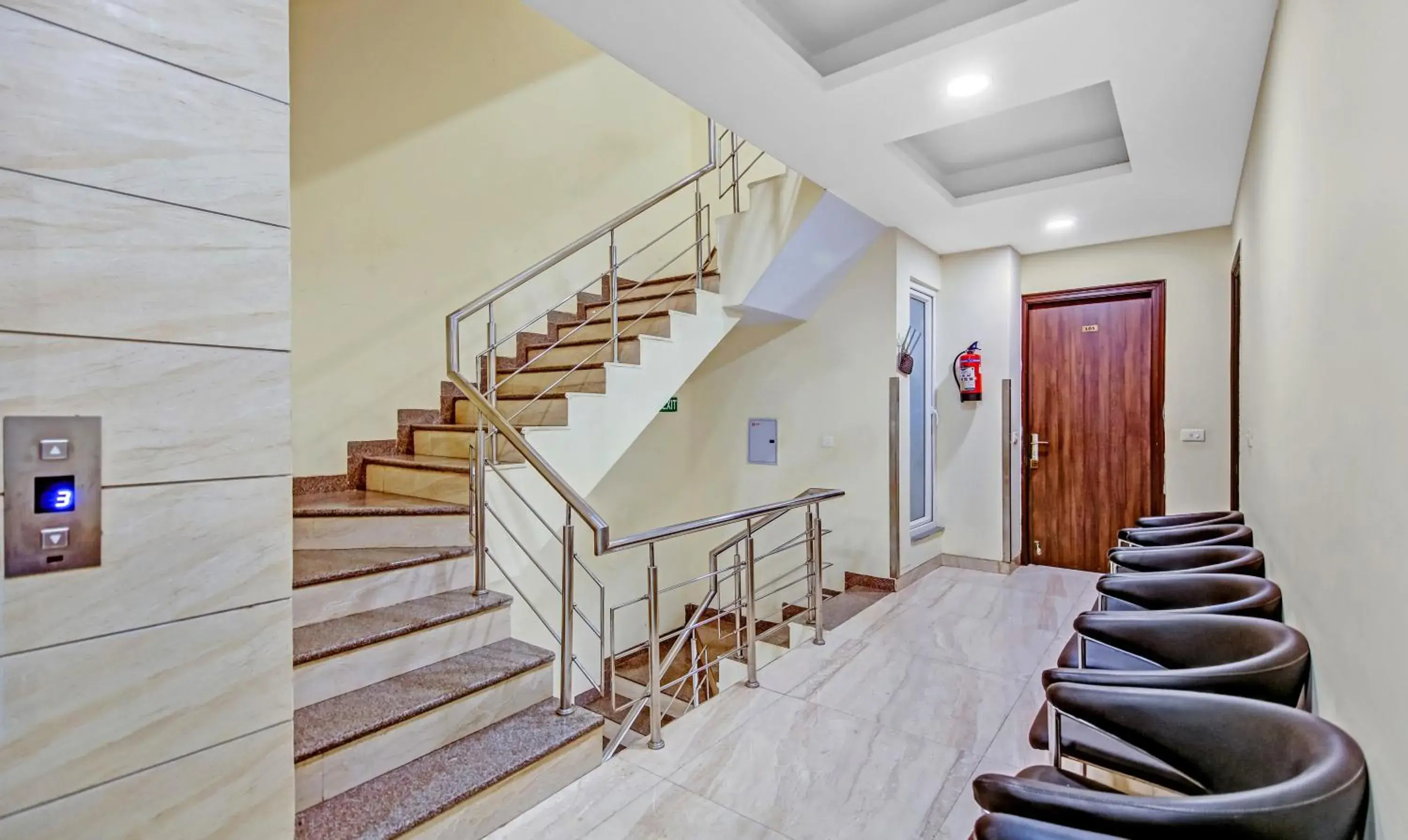 Lobby or reception in Treebo Sai Village Gold Souk - Sec 43 Lobby or reception in Treebo Sai Village Gold Souk - Sec 43